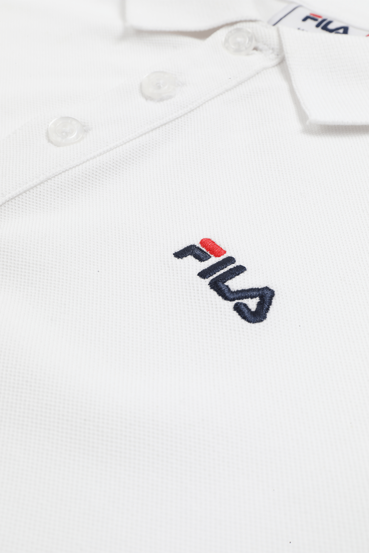 PIAGGIA REGULAR LOGO POLO SHIRT BRIGHT WHITE 3