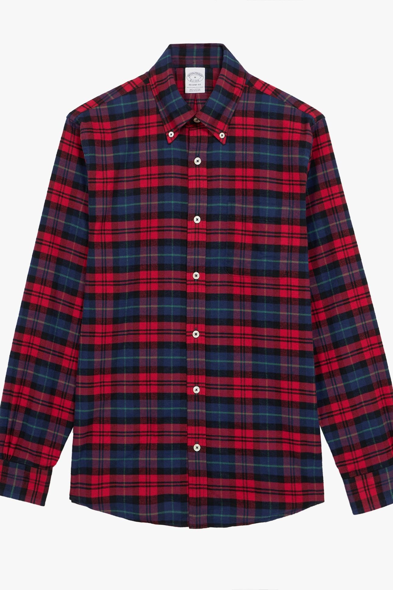 CASUAL COTTON FLANNEL REGULAR FIT RED 1