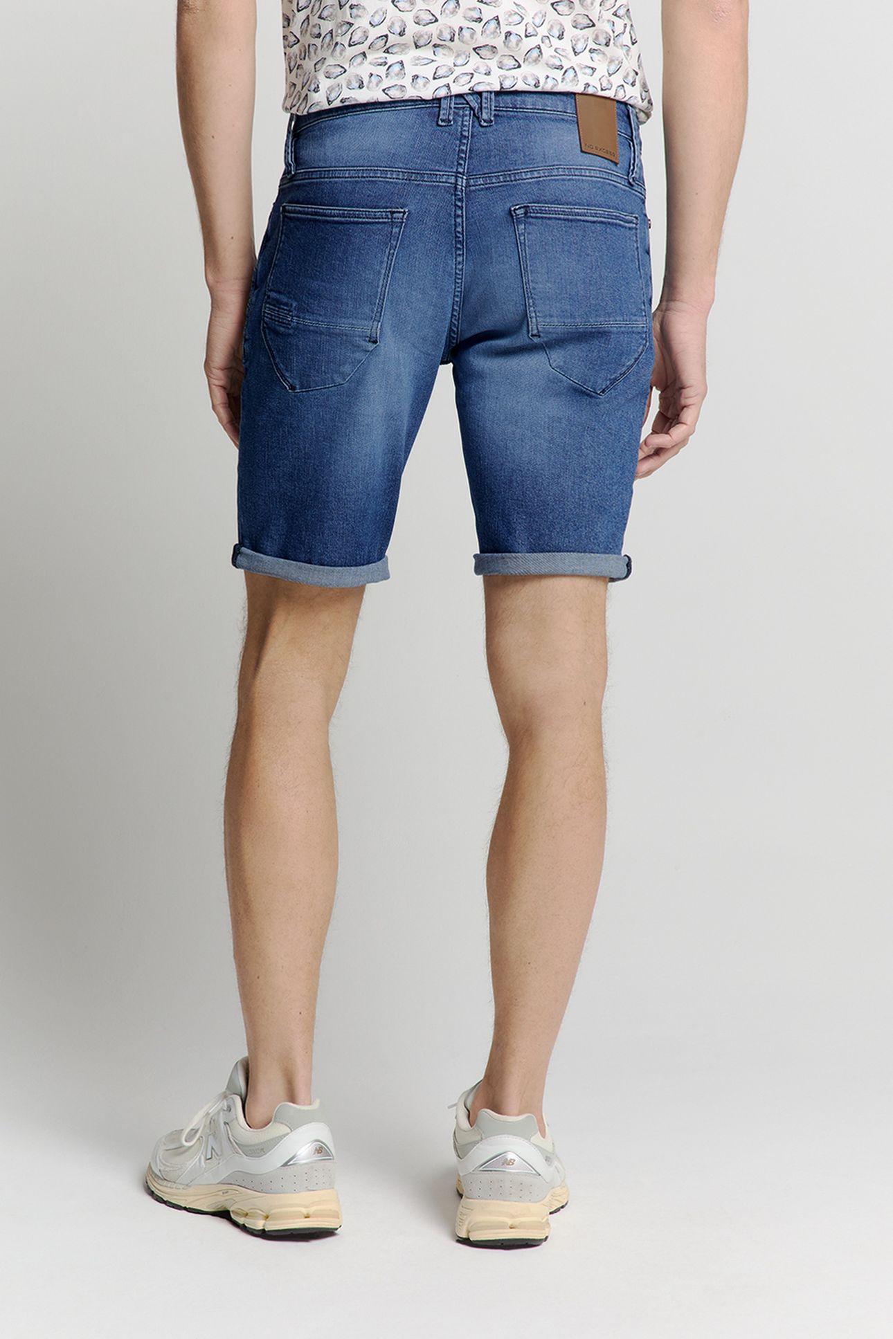 SHORT DENIM STRETCH STONE USED DENIM 3
