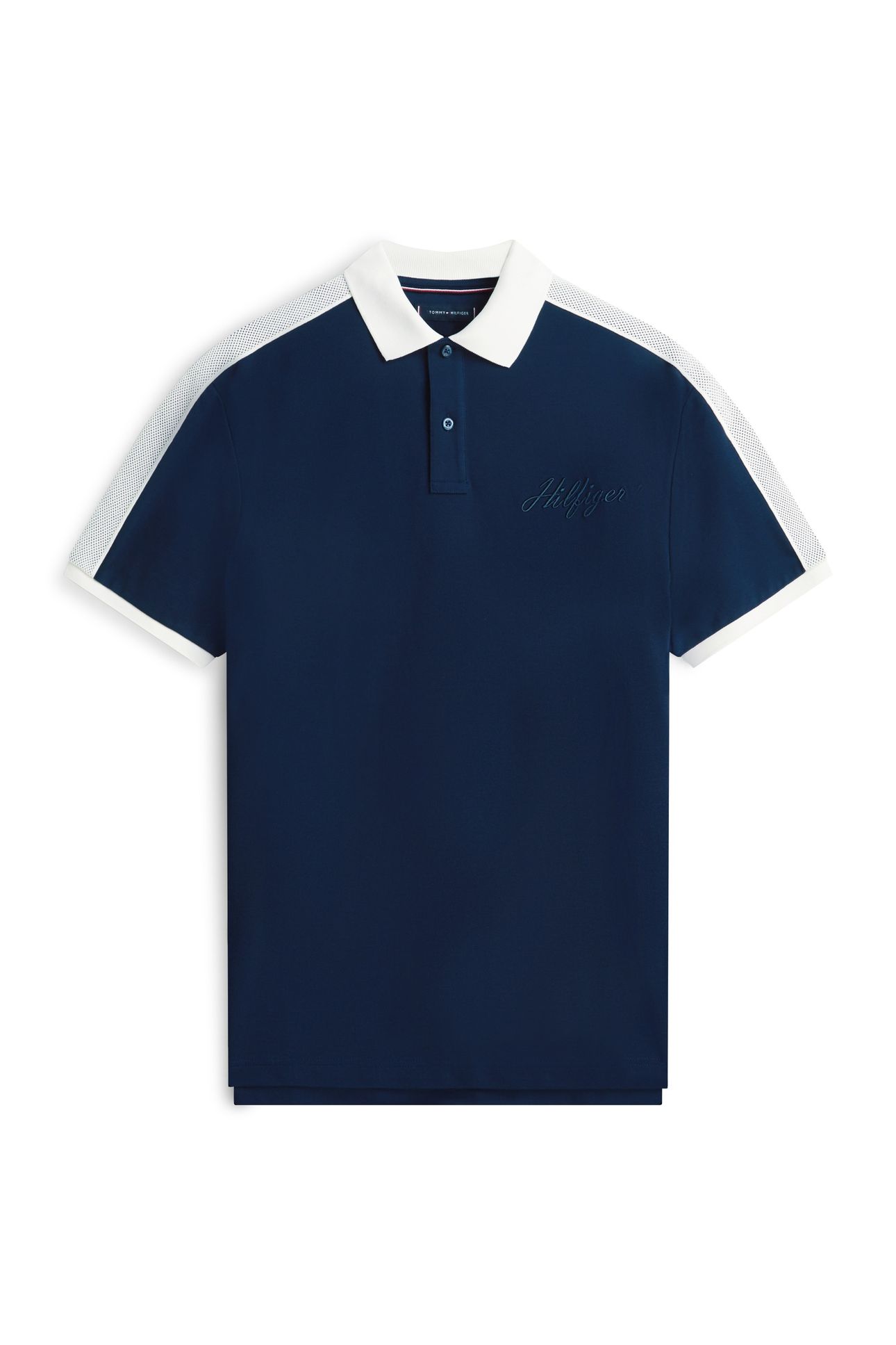MESH DETAIL CLASSIC POLO DARK NIGHT NAVY 4