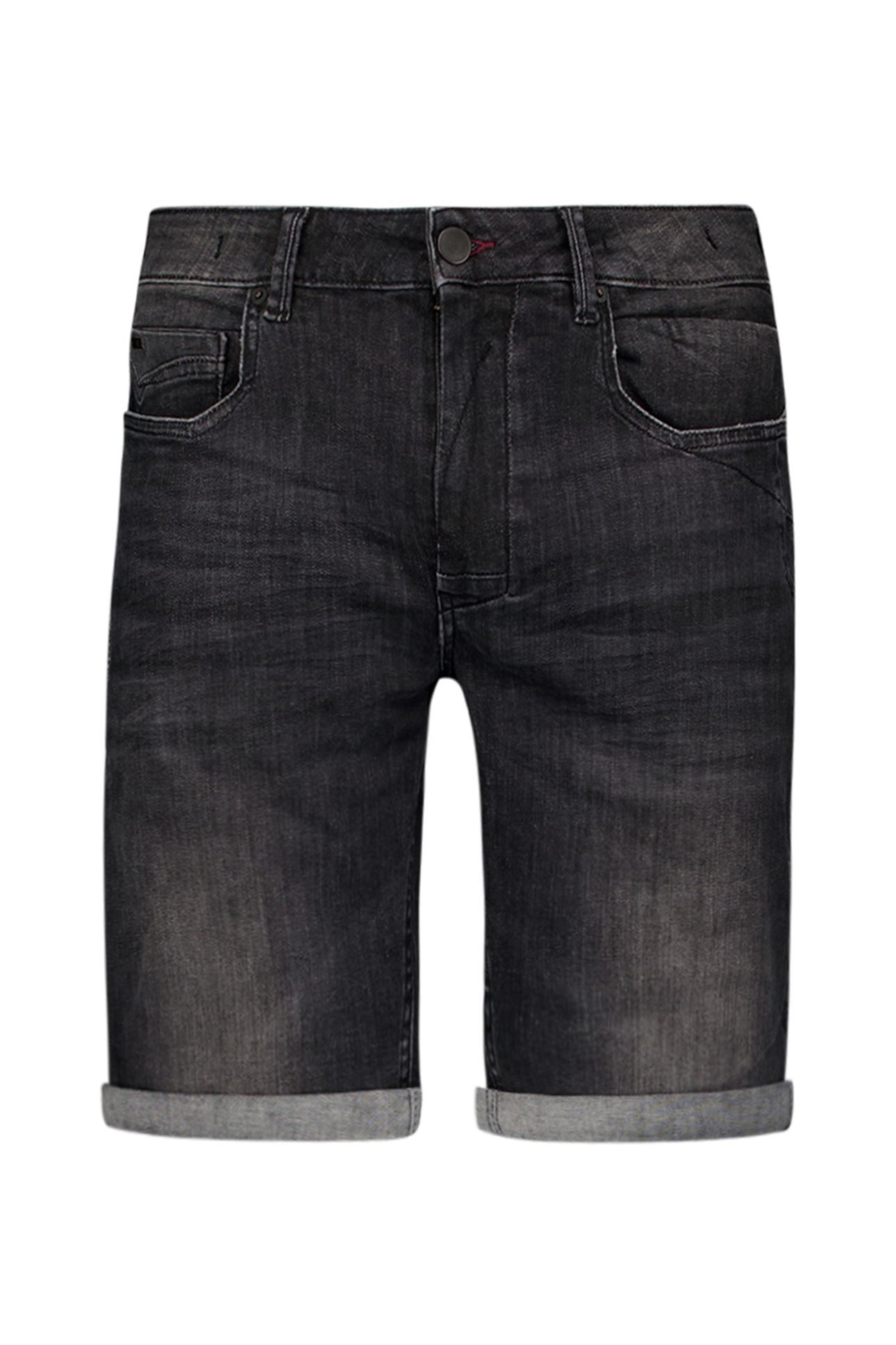 SHORT DENIM STRETCH BLACK DENIM 4