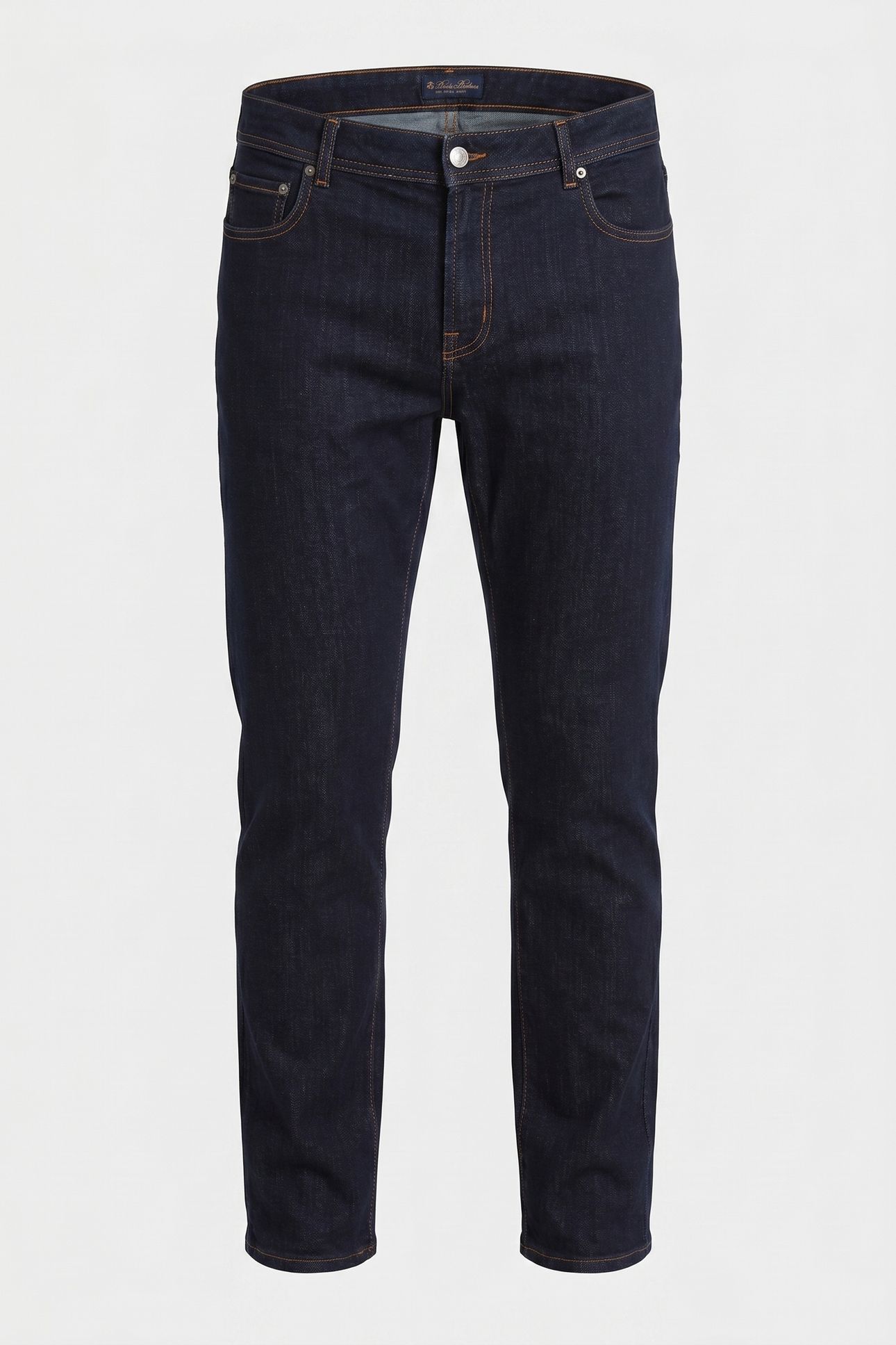STRETCH COTTON DENIM JEANS BLUE 5