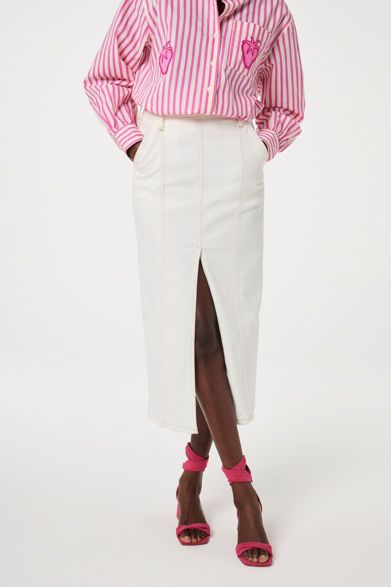 DOMINIQUE SKIRT COSY WHITE 1