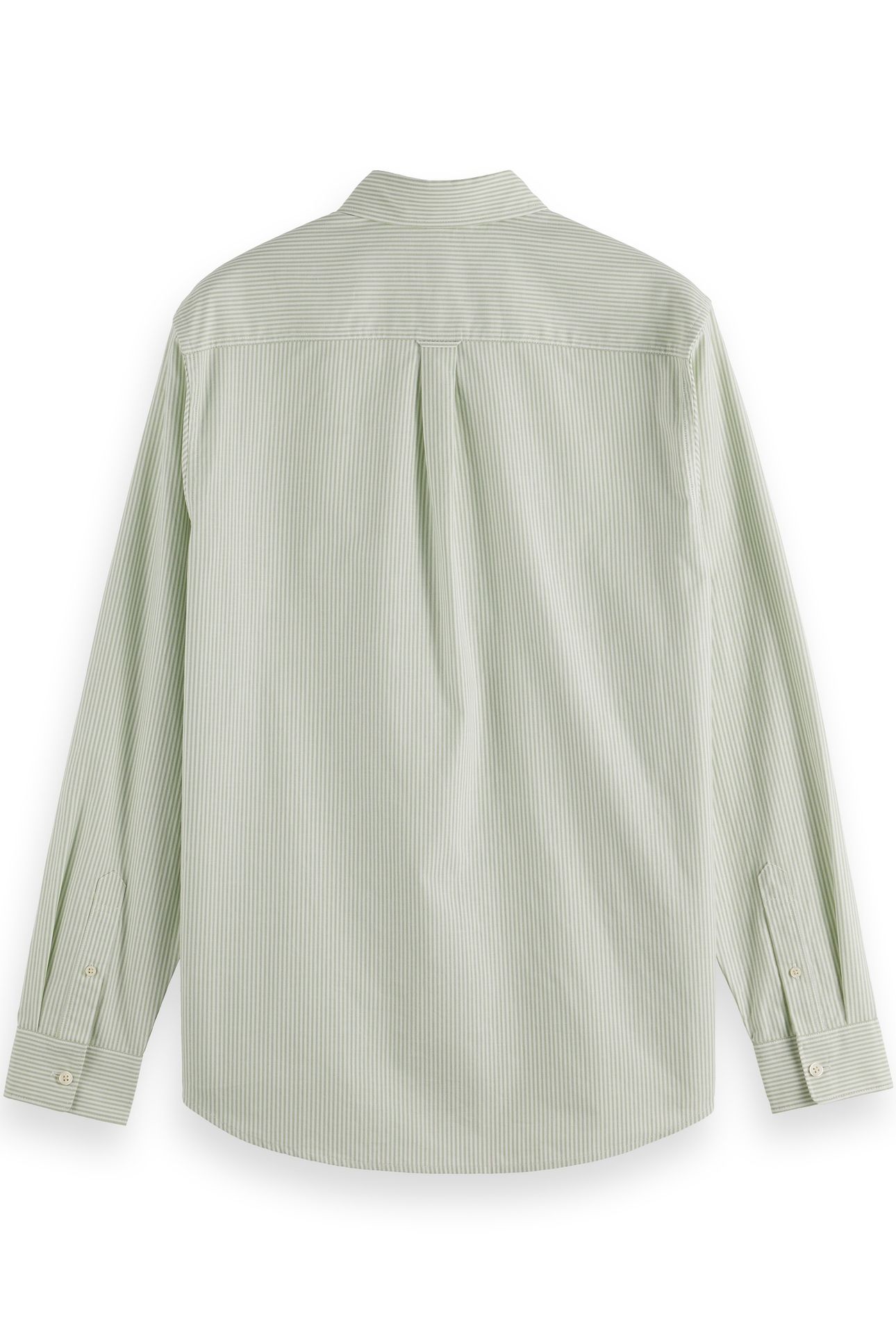 REGULAR FIT STRIPED OXFORD SHIRT PISTACHIO STRIPE 5