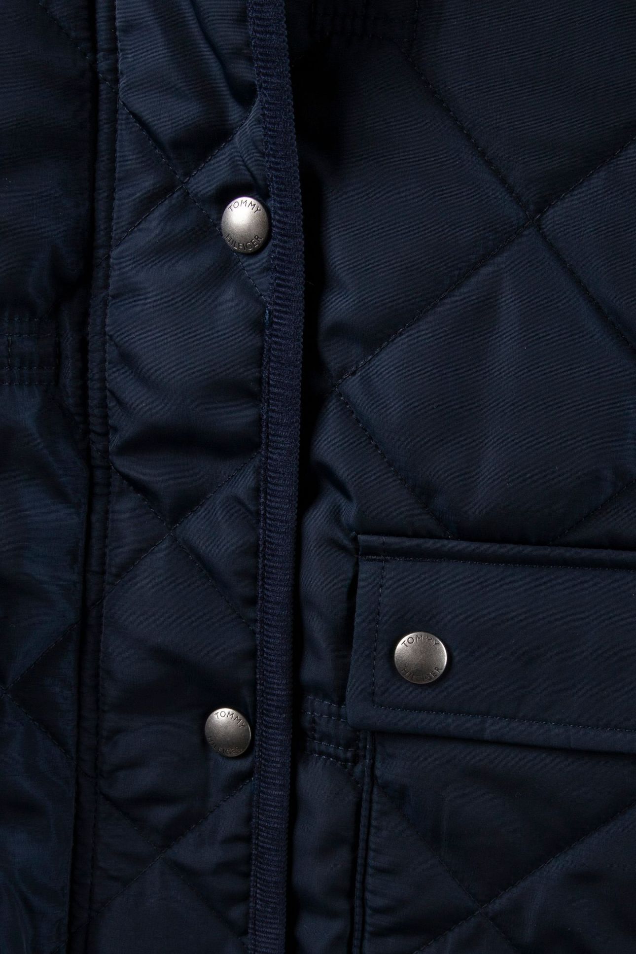 PADDED FLAG QUILTED JACKET DARK NIGHT NAVY 4