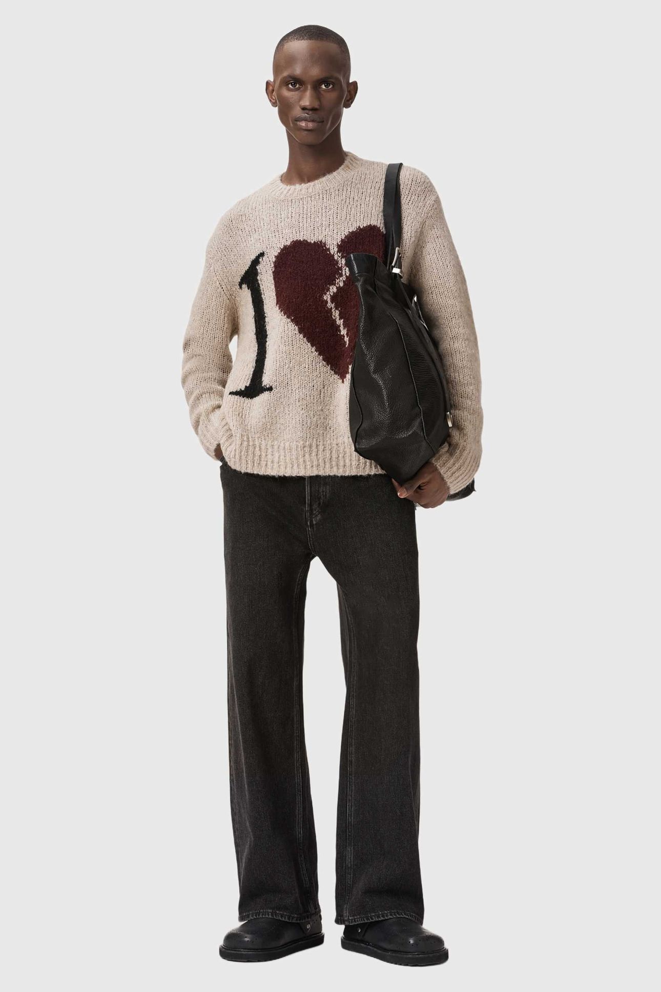 LOVER KNIT CREW PEBBLE BROWN 3