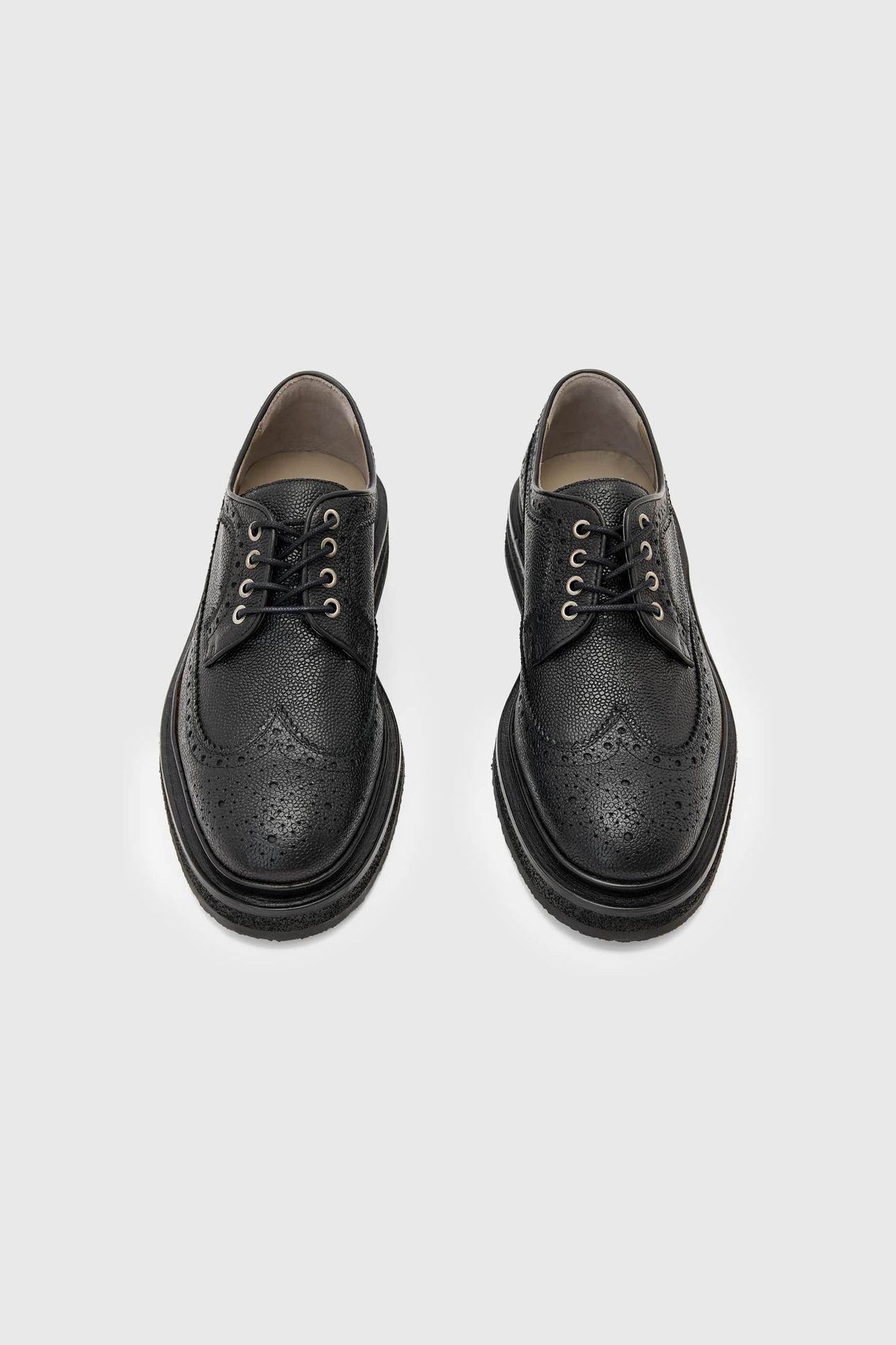 ESCHER BROGUE BLACK GRAIN 4