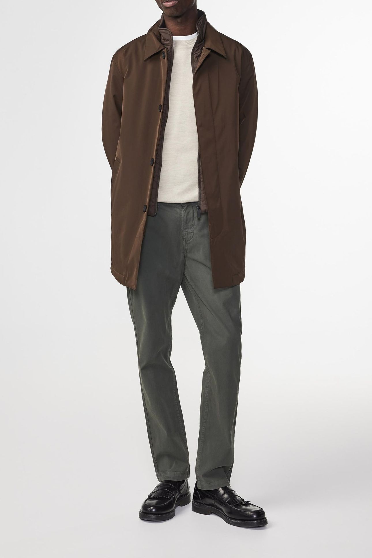 NN07 - MARCO 1400 - REGULAR FIT CHINO PANT - DARK ARMY 1