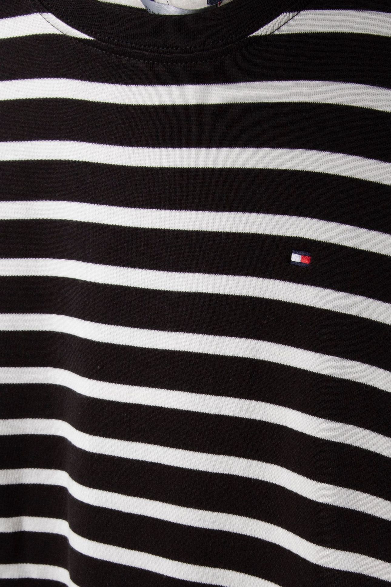 SLIM CODY CREW NECK SS BLACK/ECRU 4