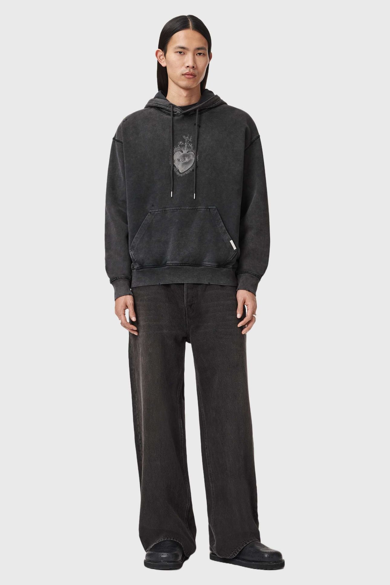 SABBATH OTH HOODY WASHED BLACK 1
