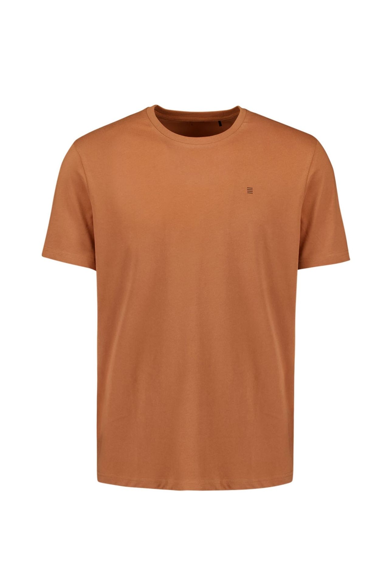 T-SHIRT CREWNECK SOLID BASIC CARAMEL 4