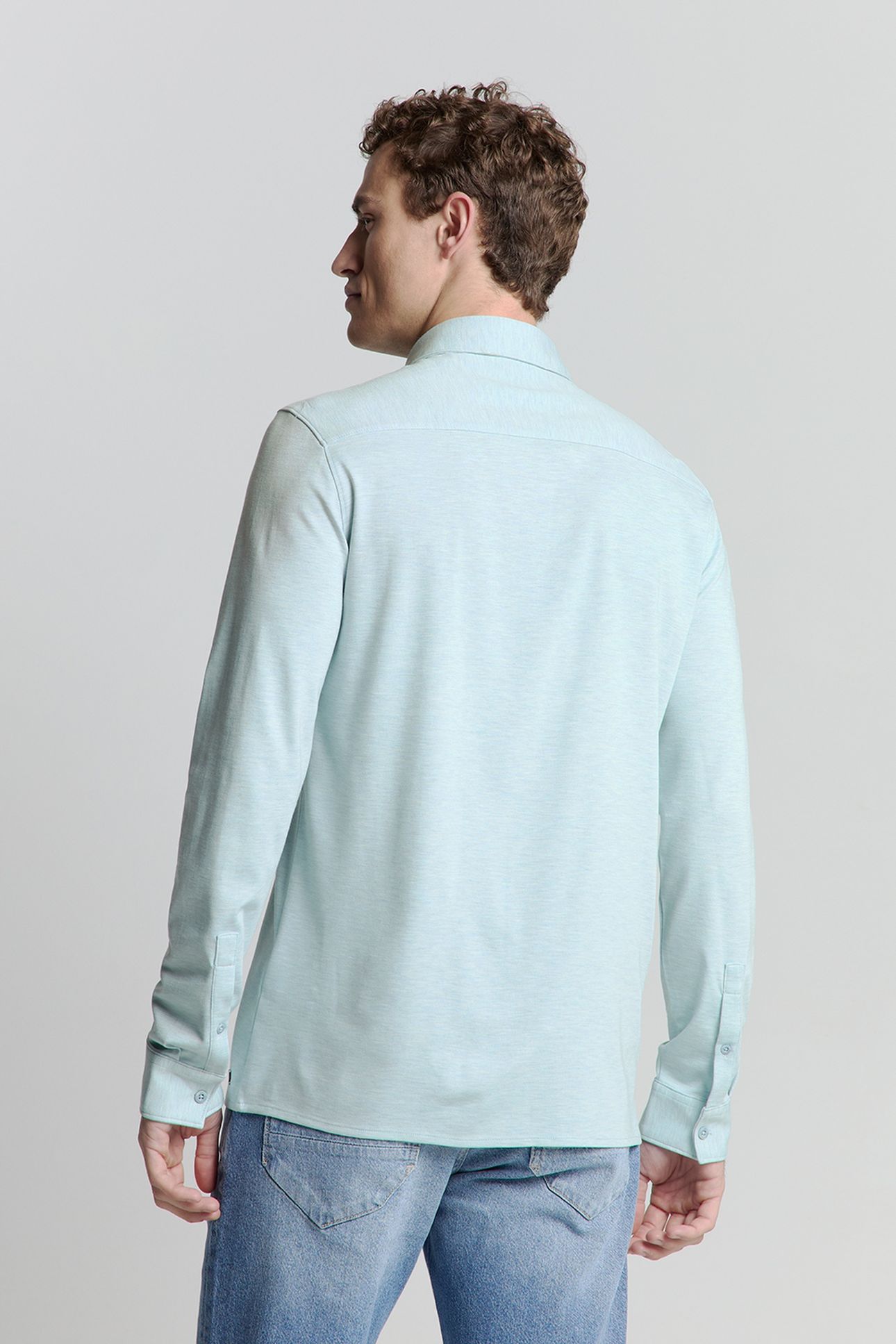 SHIRT JERSEY MELANGE STRETCH ICE 3