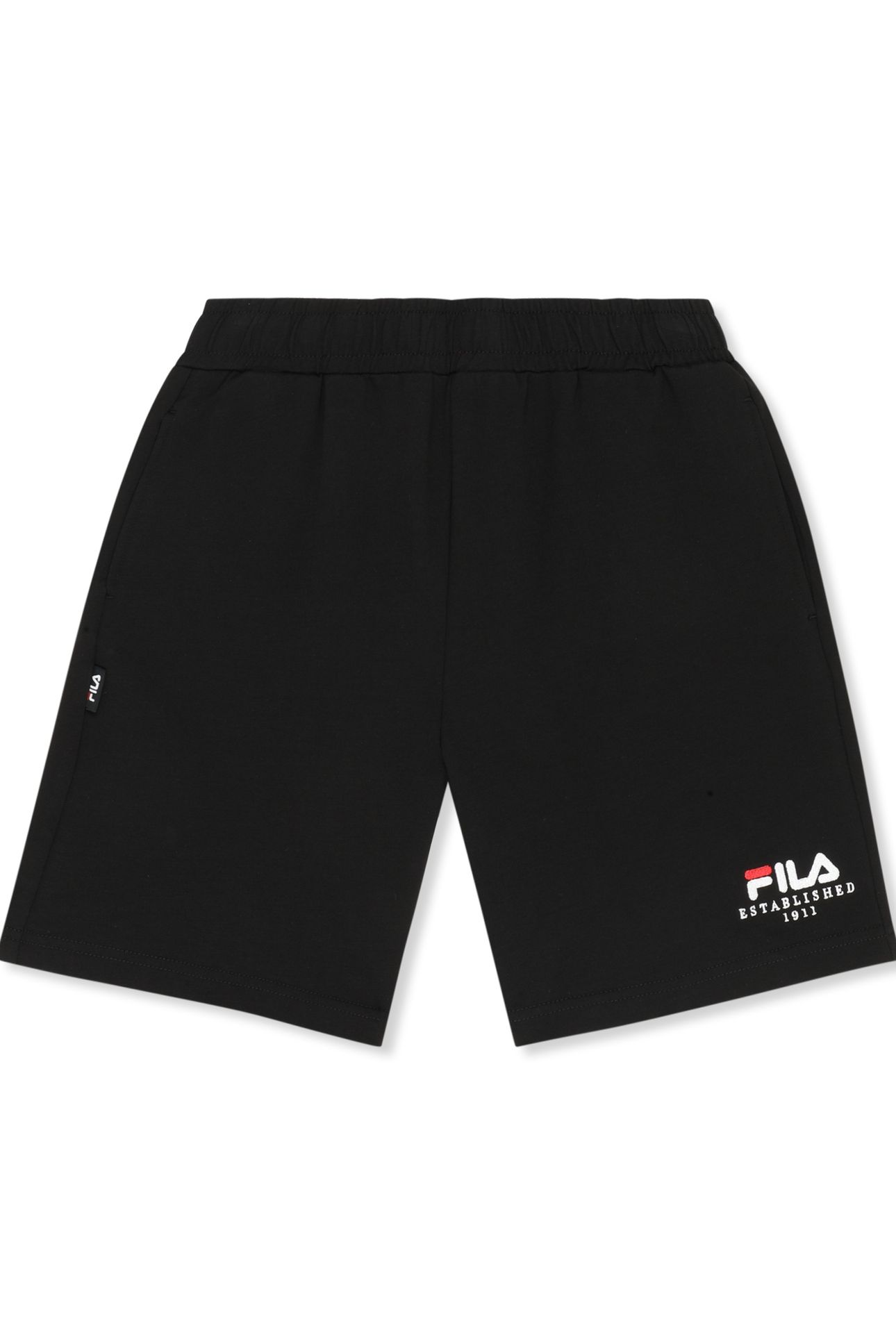 LOHFELDEN LOGO SHORTS BLACK 1