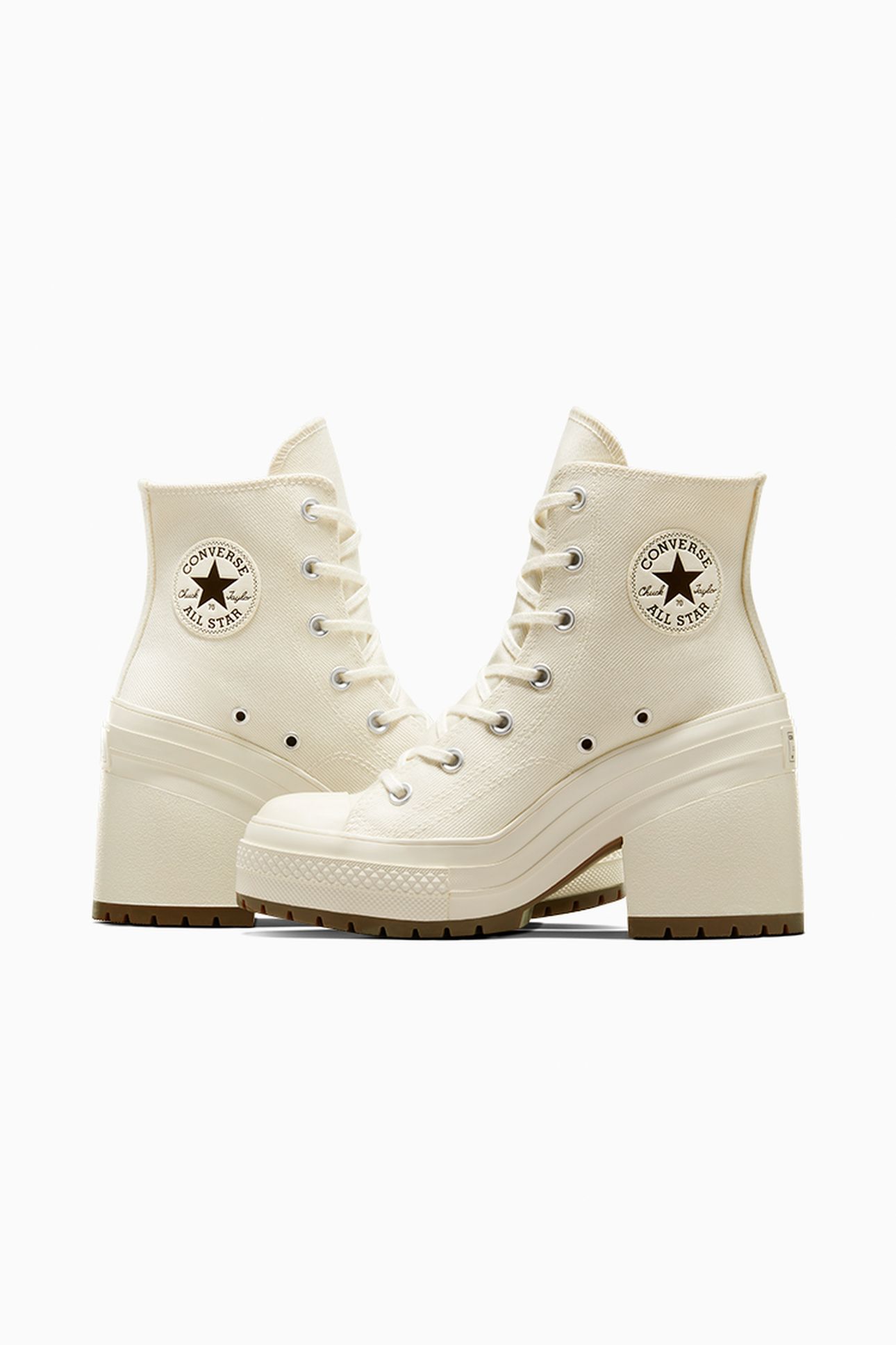UNISEX CHUCK 70 DE LUXE HEEL HI EGRET/EGRET 3