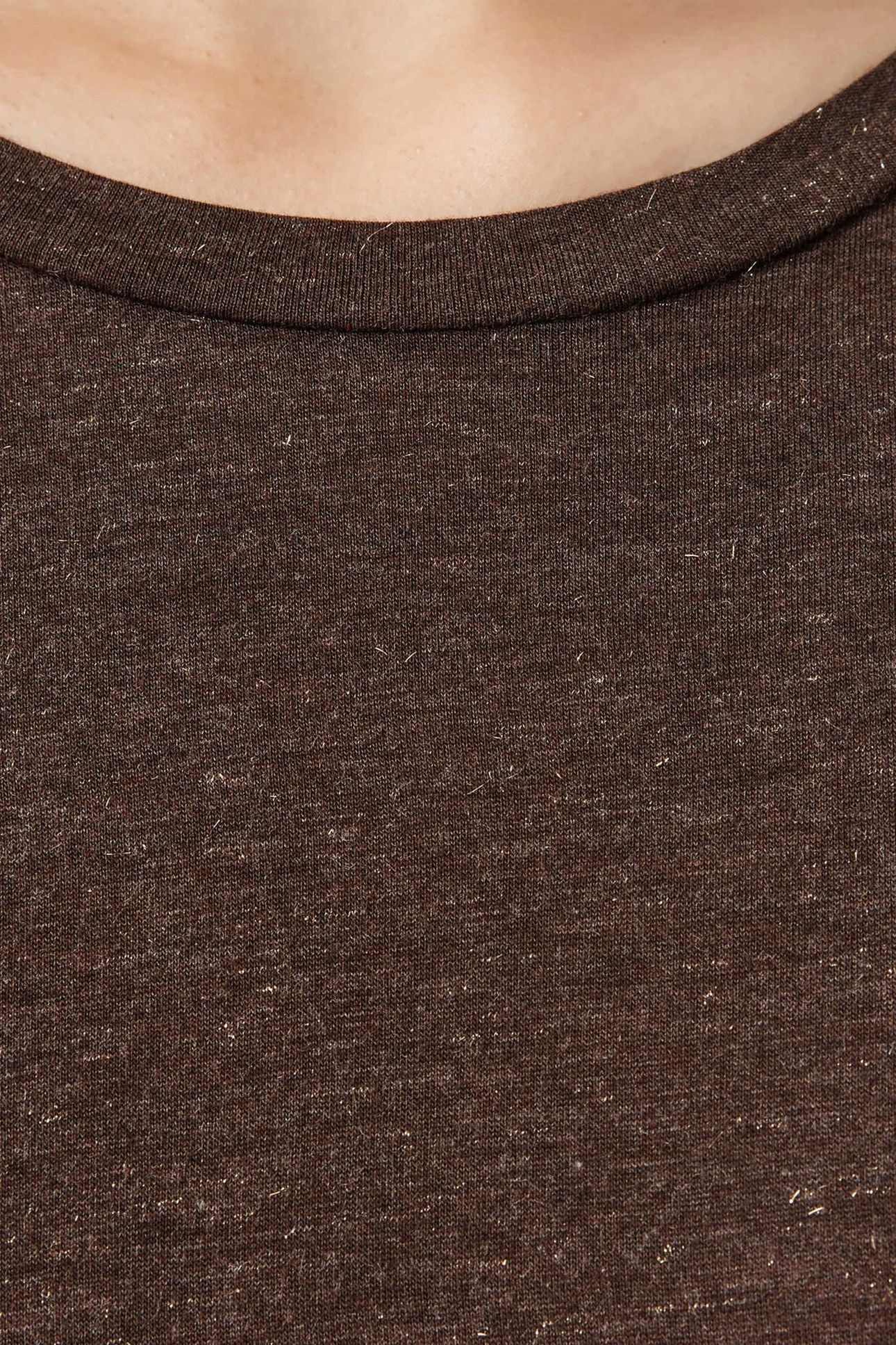 ANNA SHIMMER TEE TORTE BROWN 6