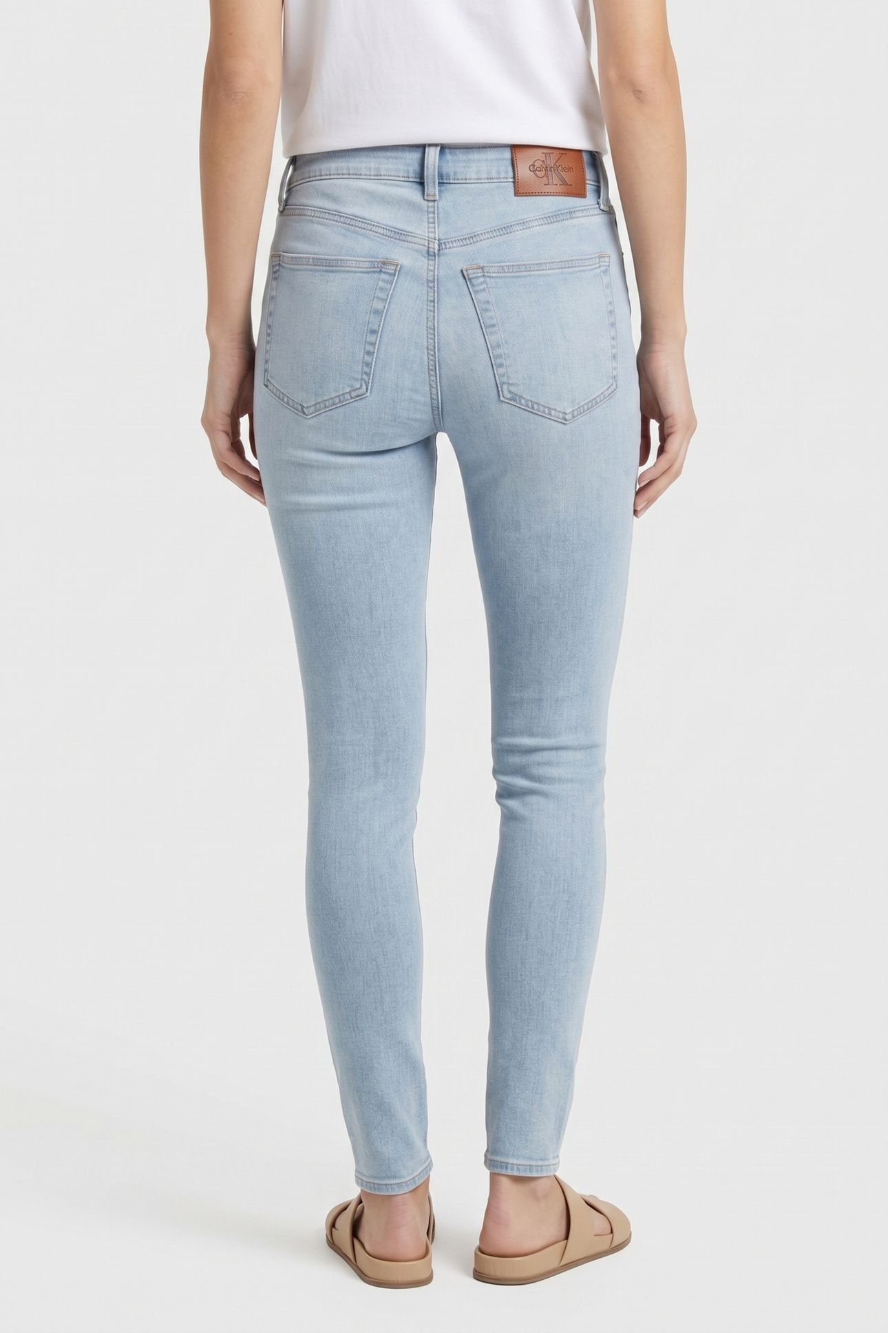 EU HIGH RISE SKINNY JEANS BLUE RAIN 2