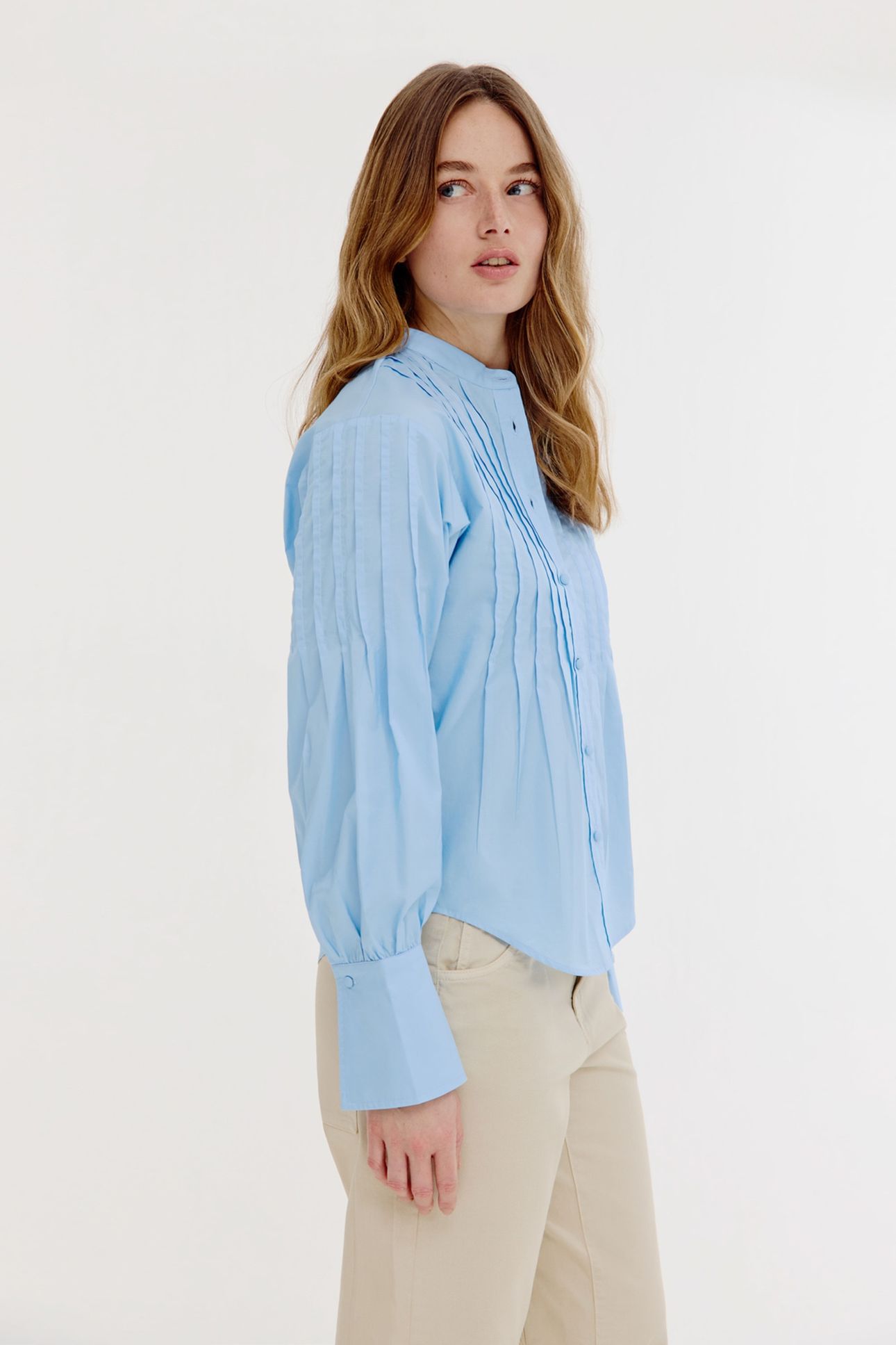 BELLAMY BLOUSE LIGHT BLUE 5