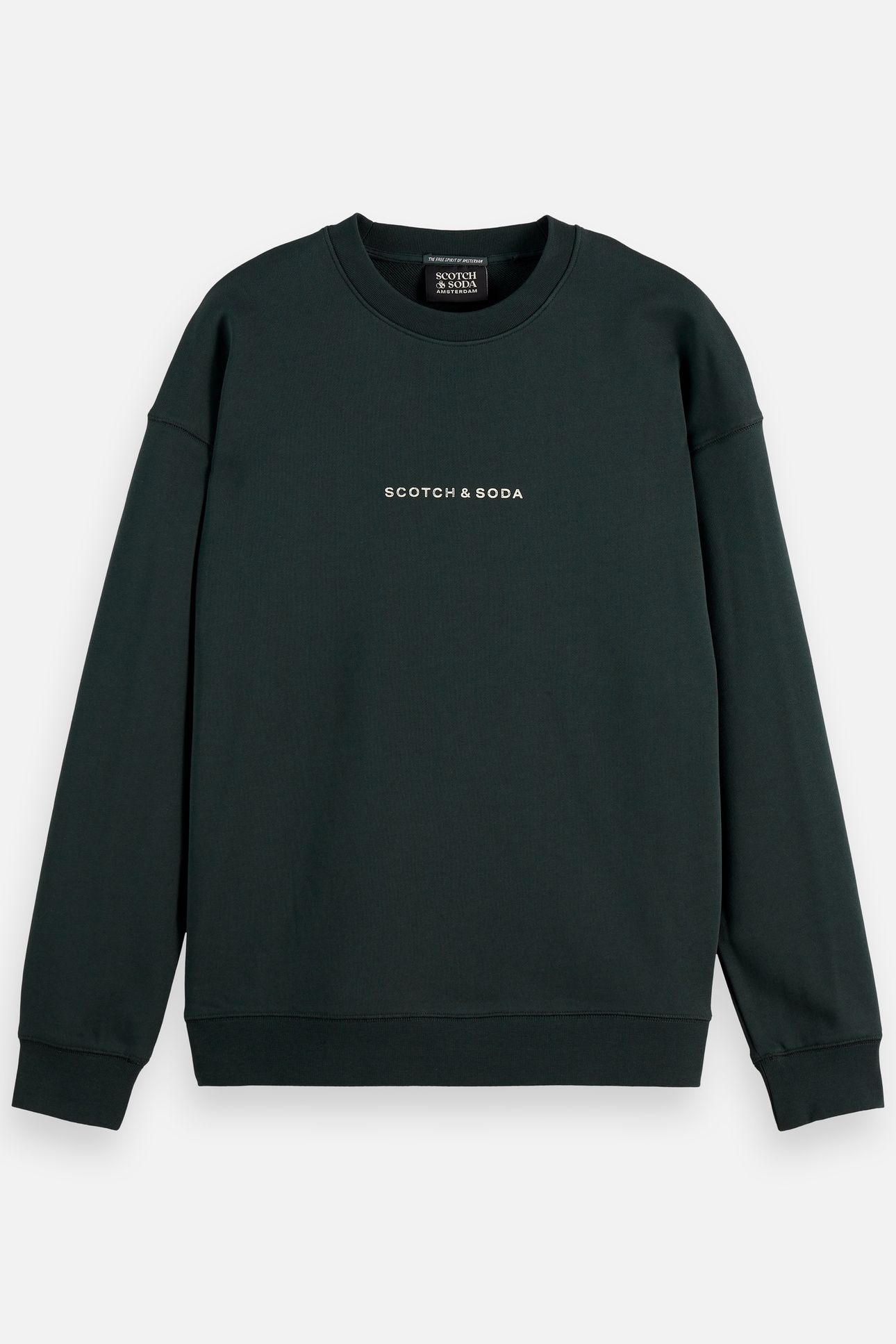CORE - LOGO FRONT CHEST SWEATSHIRT DARK GREEN 5