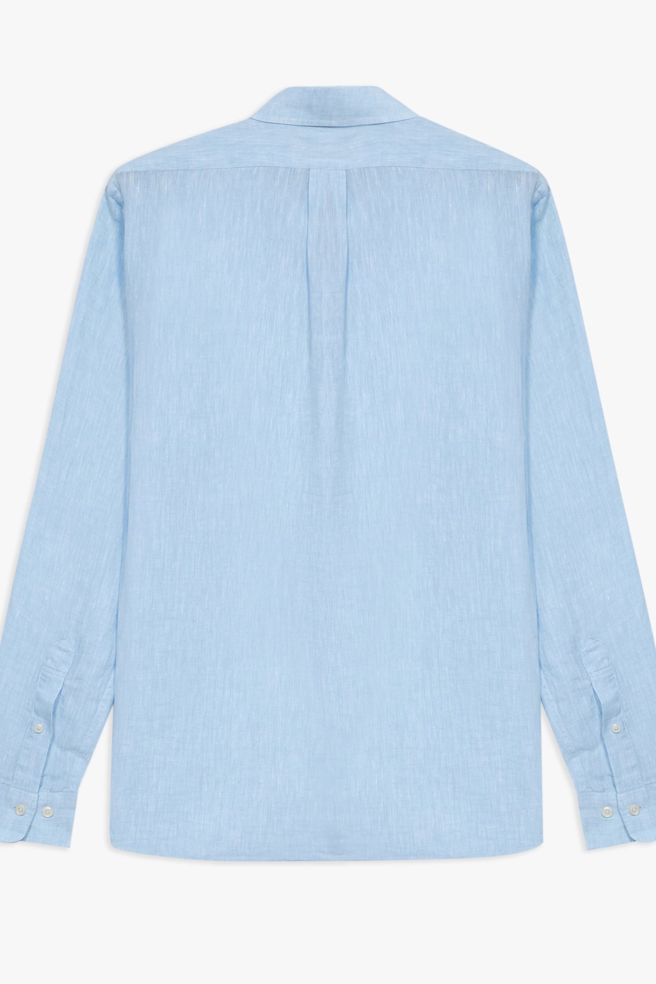 CLASSIC COLLAR SHIRT LINEN LIGHT BLUE 3