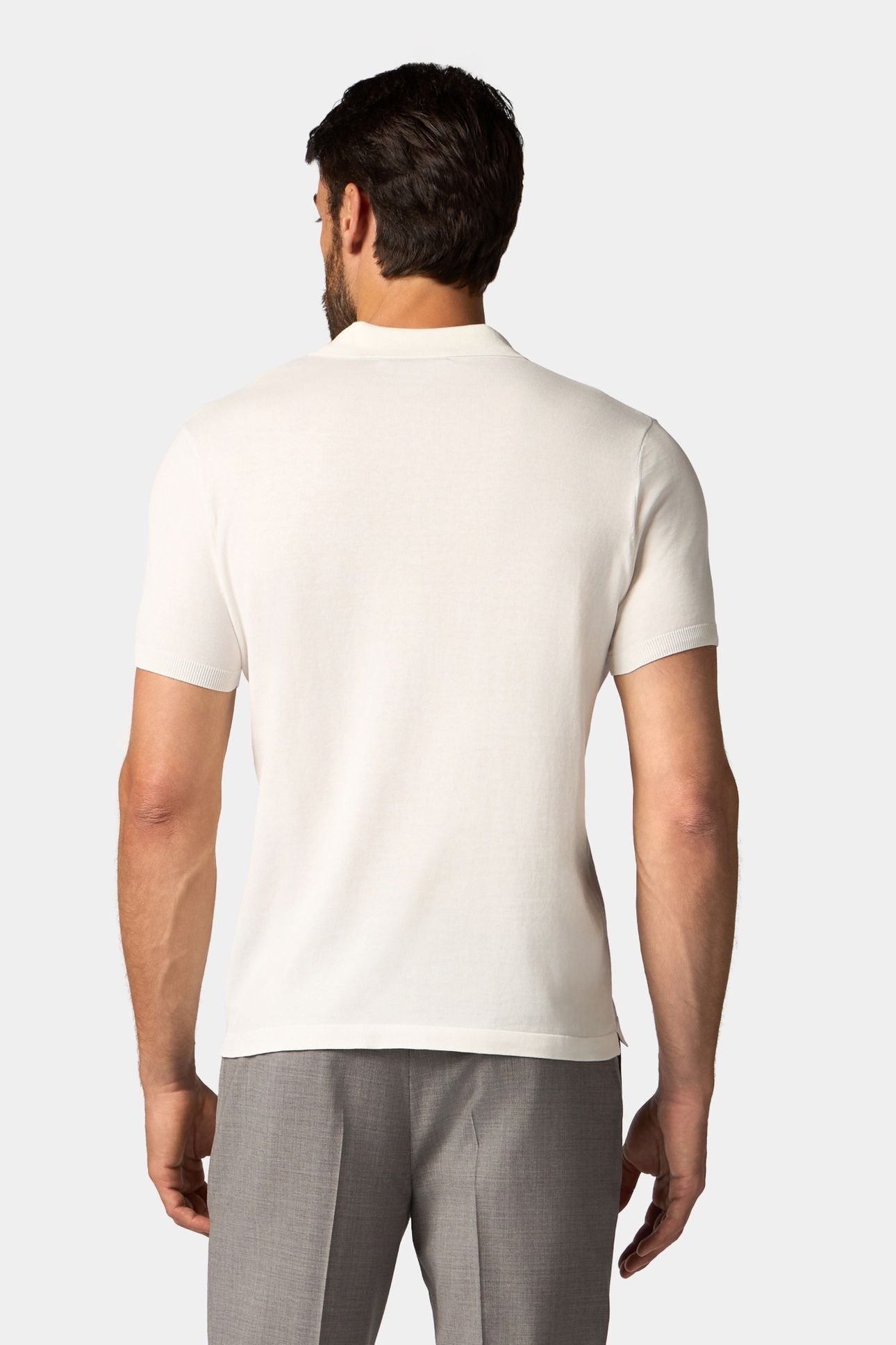 COTTON KNIT POLO WHITE 3