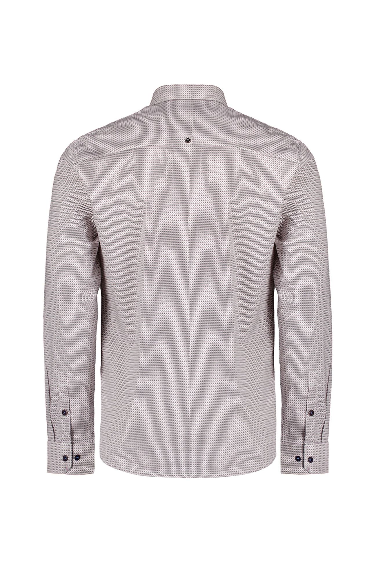SHIRT STRETCH ALLOVER PRINTED MAUVE 2