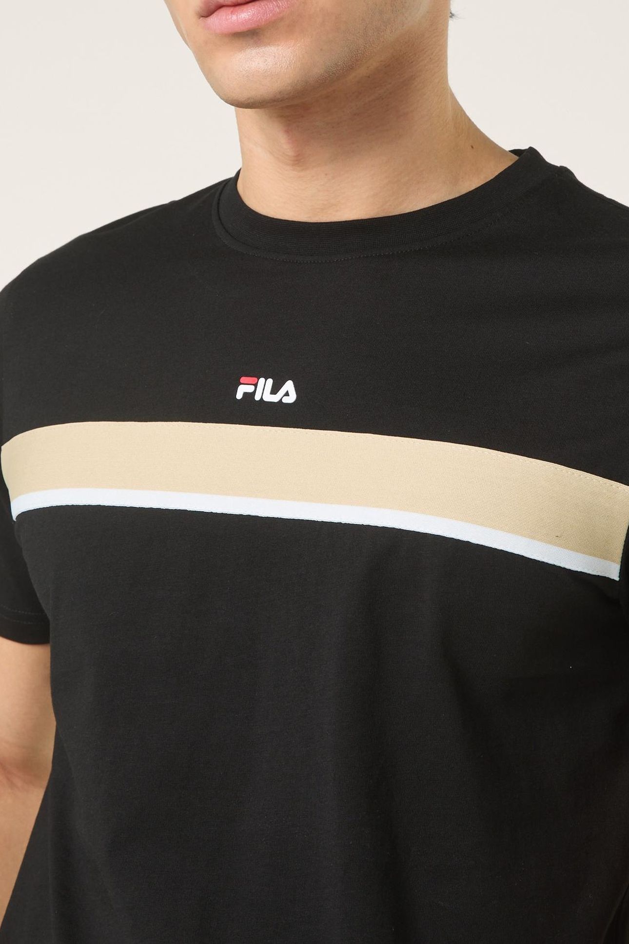 SAGANO REGULAR TAPED T-SHIRT BLACK 4
