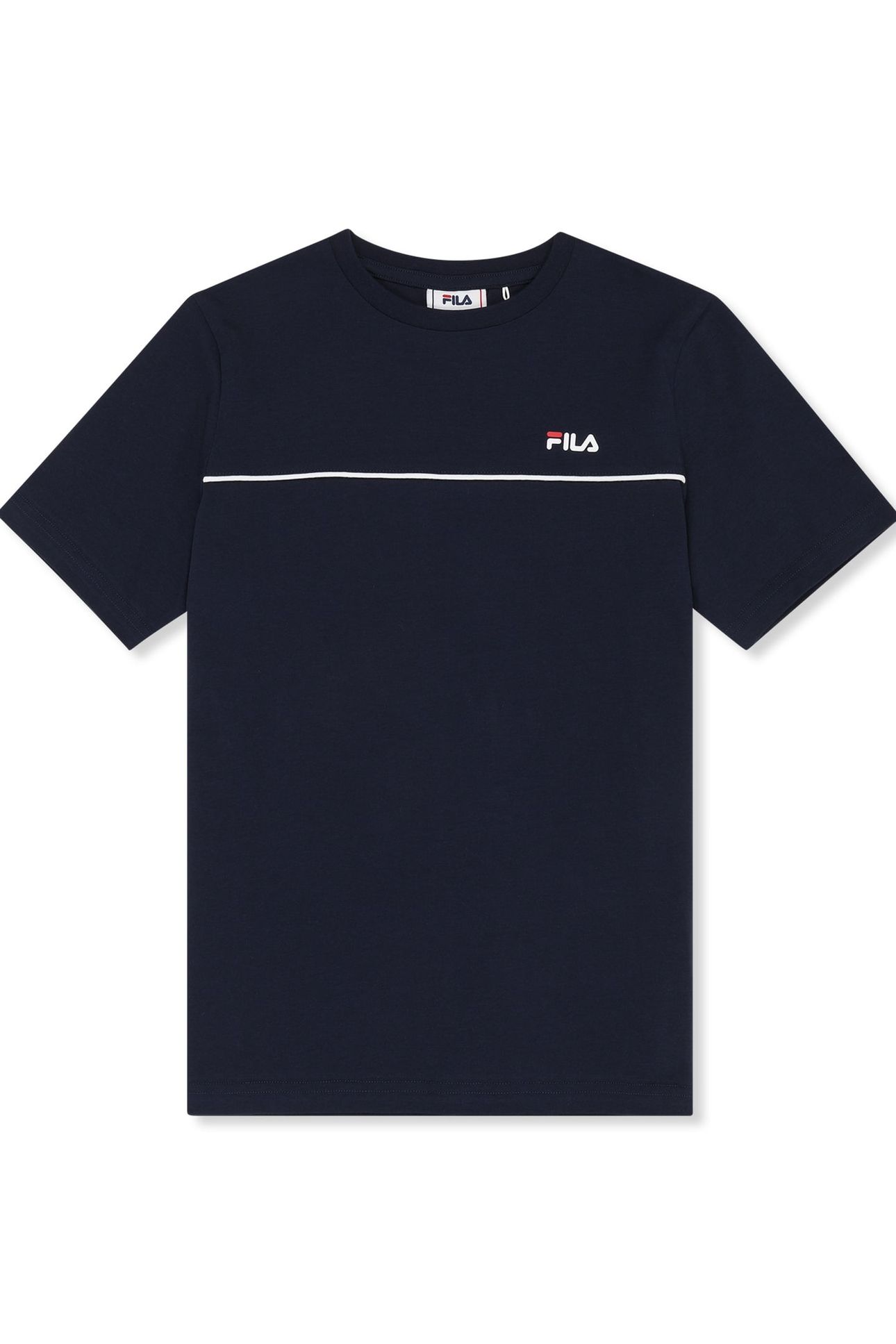 CAMPOSTINO REGULAR CONTRAST PIPING T-SHIRT BLACK IRIS 1