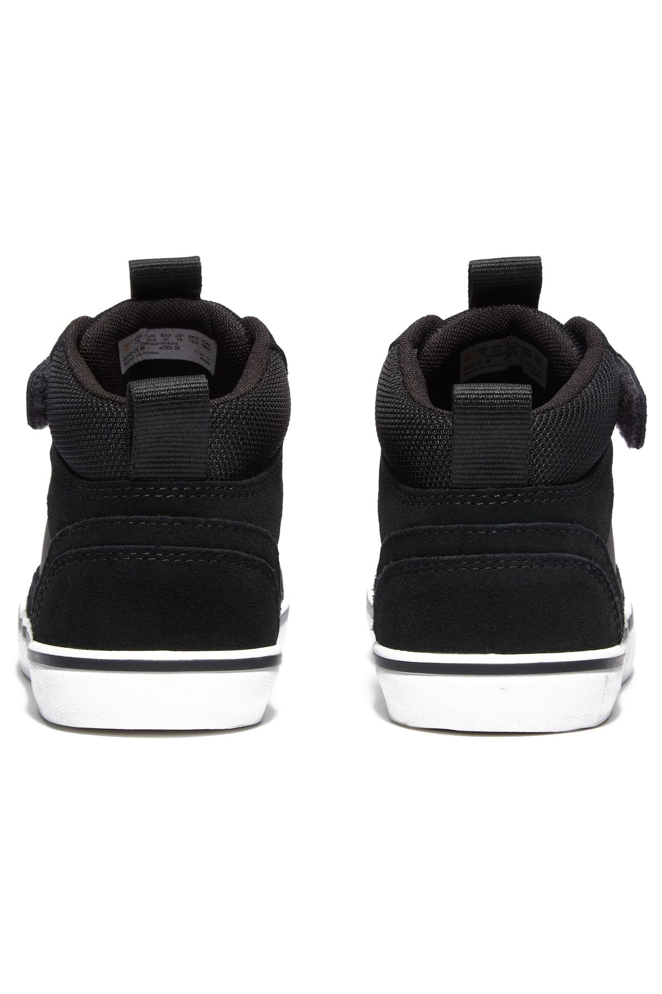 STONE JUMP MID HOOK & LOOP SNEAKER BLACK SUEDE 7