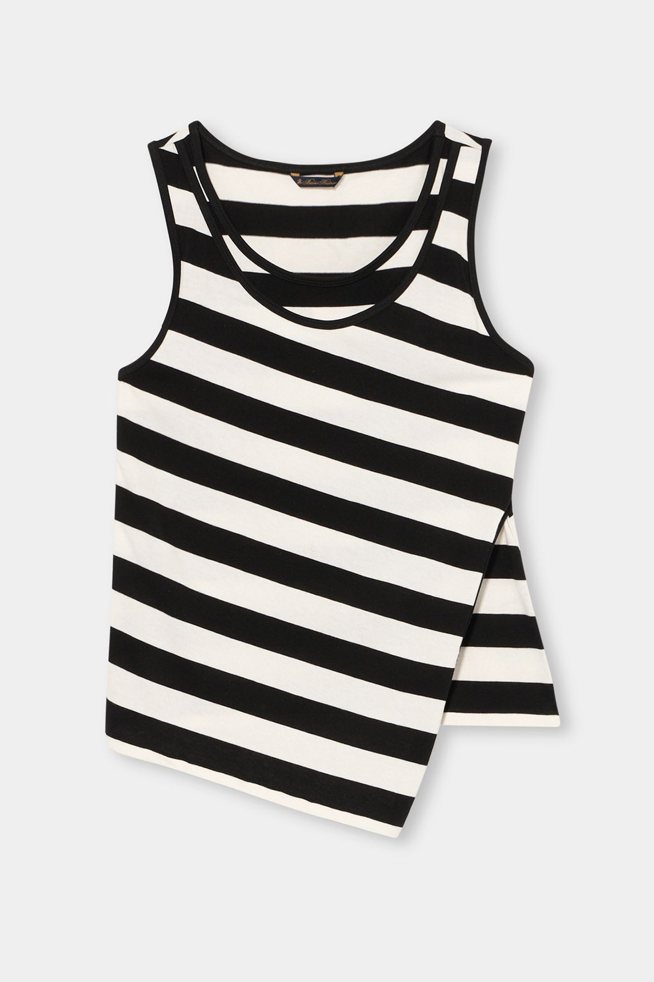 SLIM FIT STRIPED COTTON JERSEY TANK TOP WITH LOGO EMBROIDERY 3