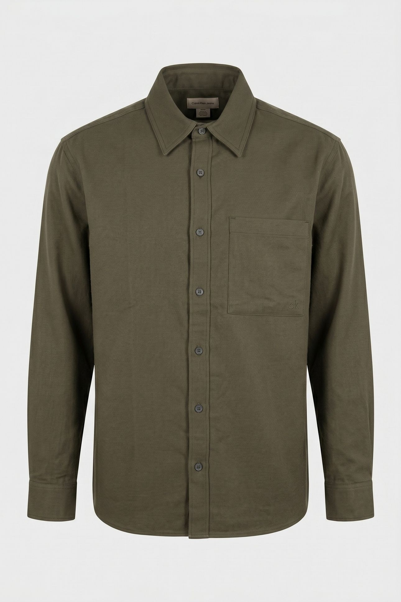 LS MELANGE FLANNEL SHIRT FATIGUE 3