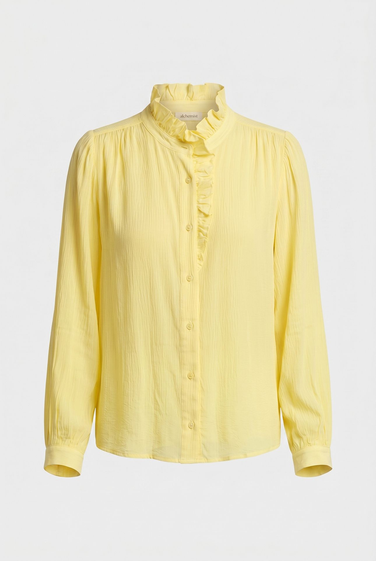 BLOUSE LUX BUTTER YELLOW 3