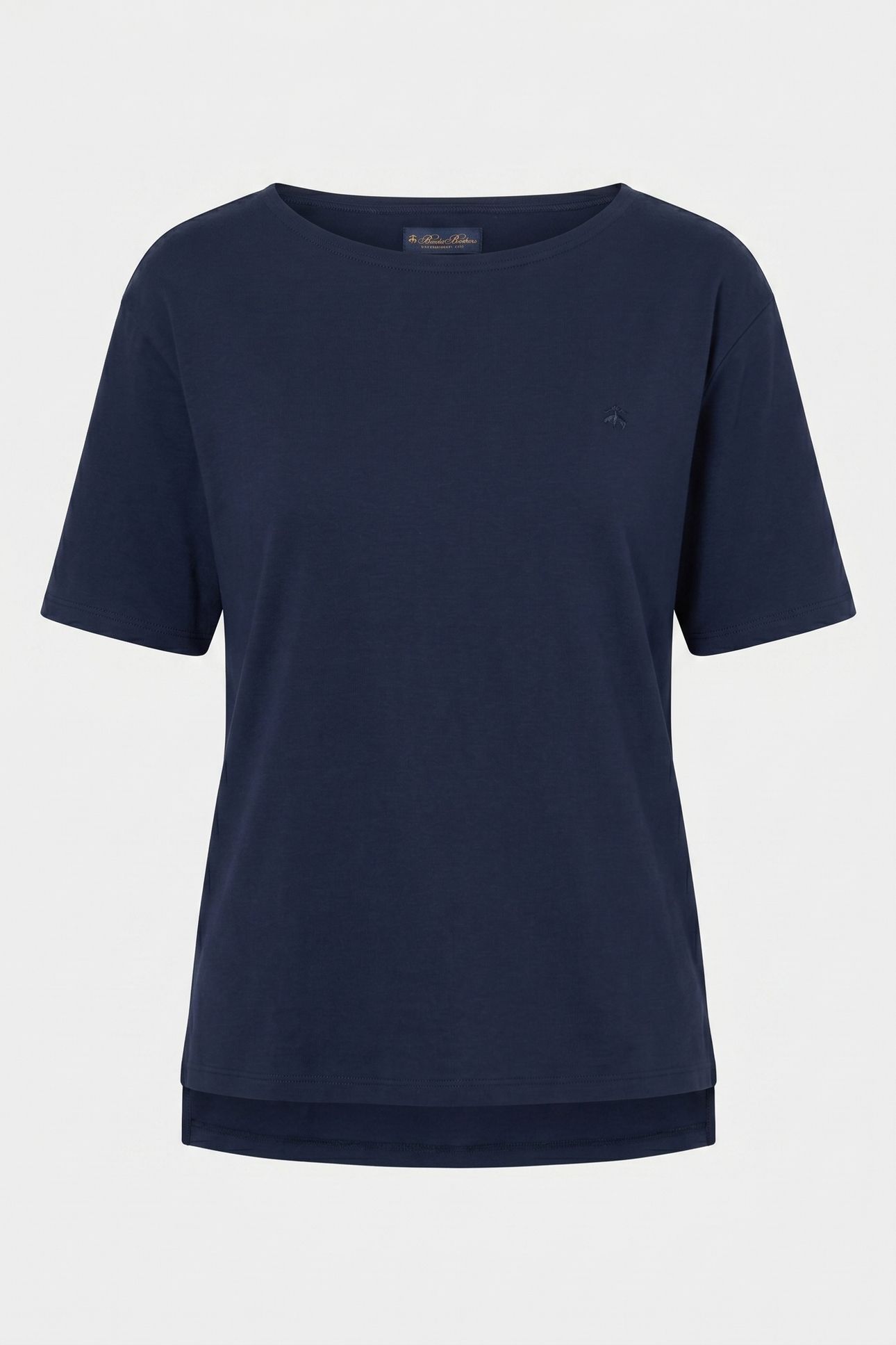 LOGOED T-SHIRT COTTON NAVY 5
