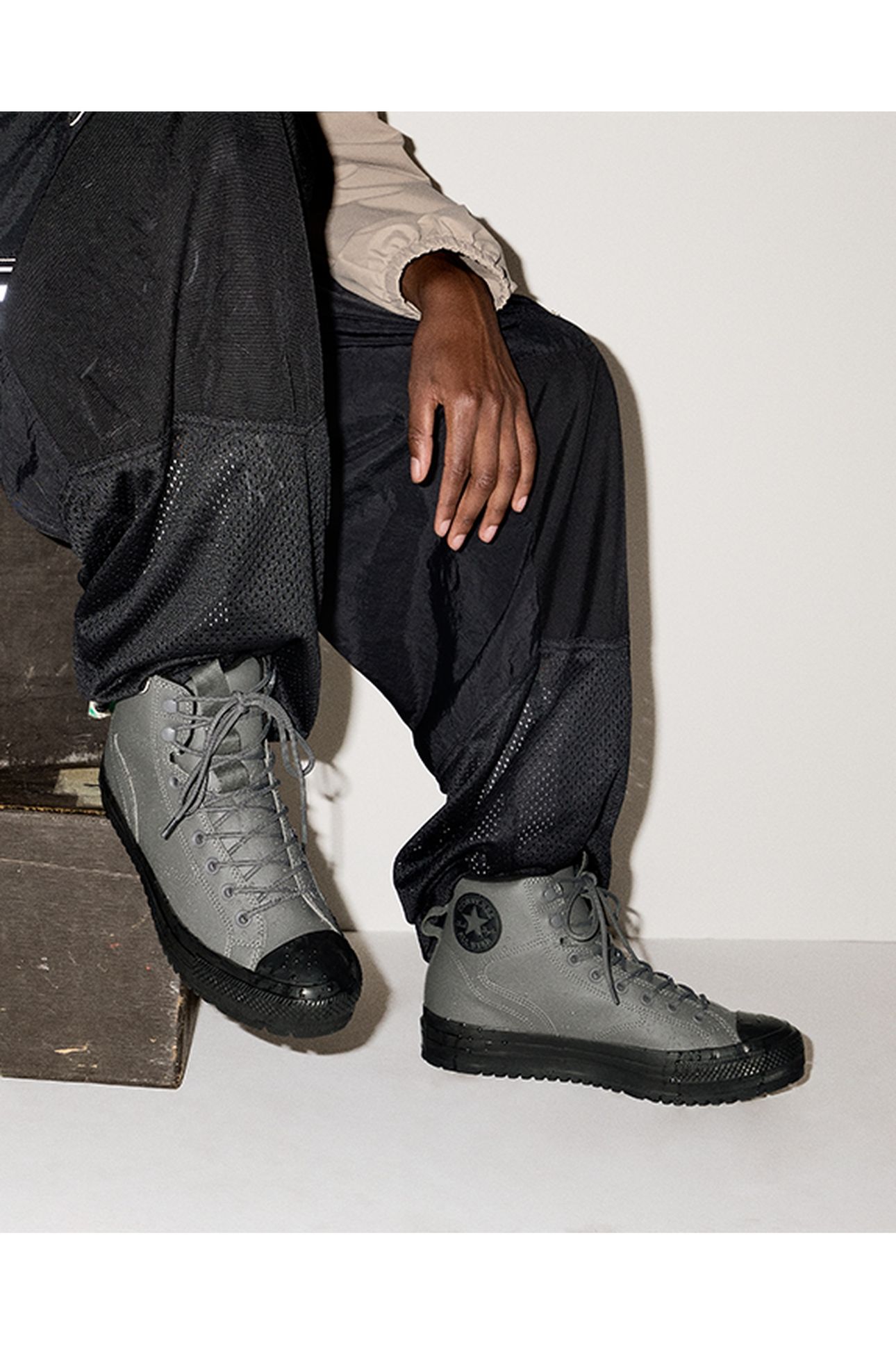 UNISEX CTAS HIKER BOOT HI SHARKSKIN/SHARKSKIN 8