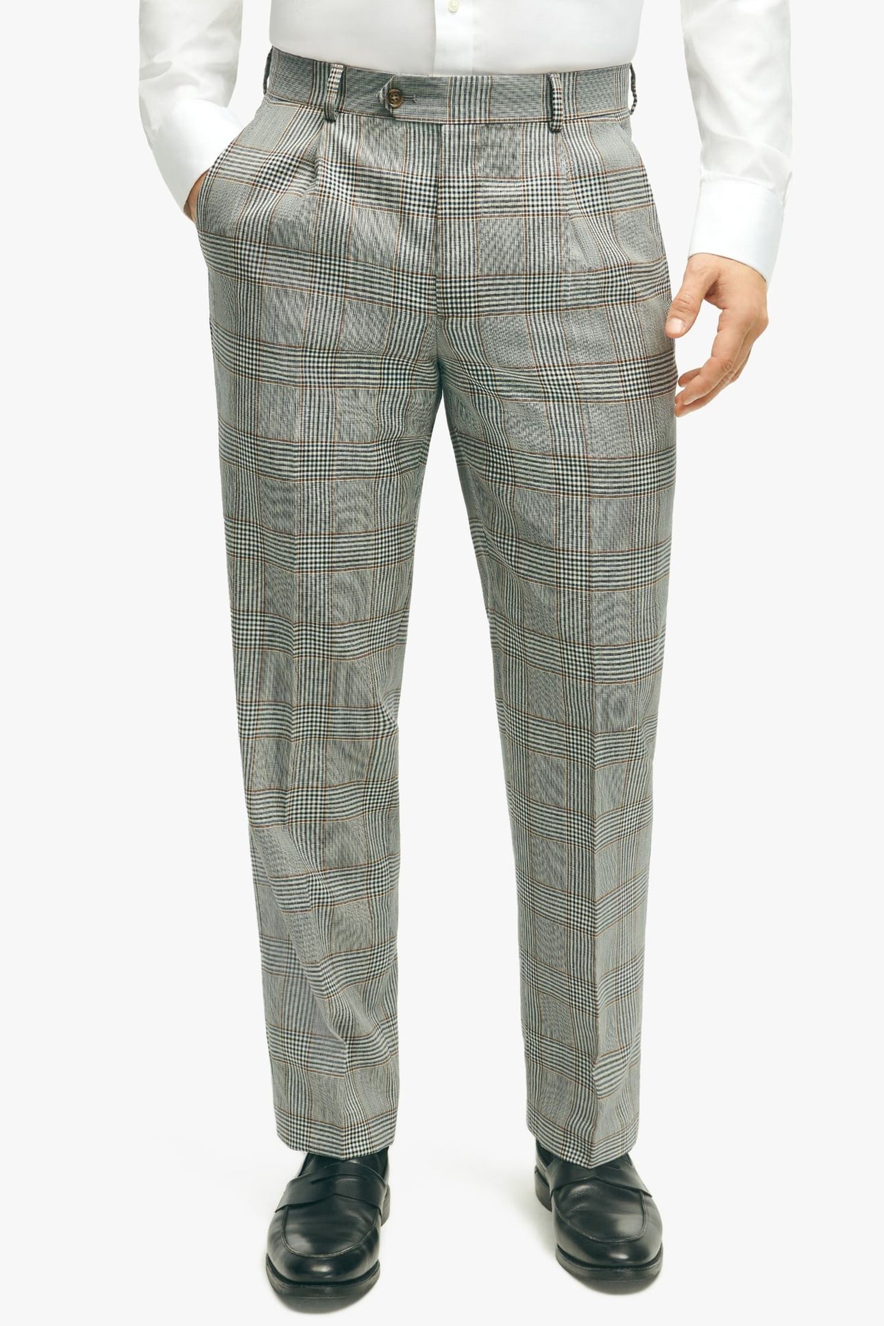 REGULAR FIT CHECKED PANTS MULTI 1