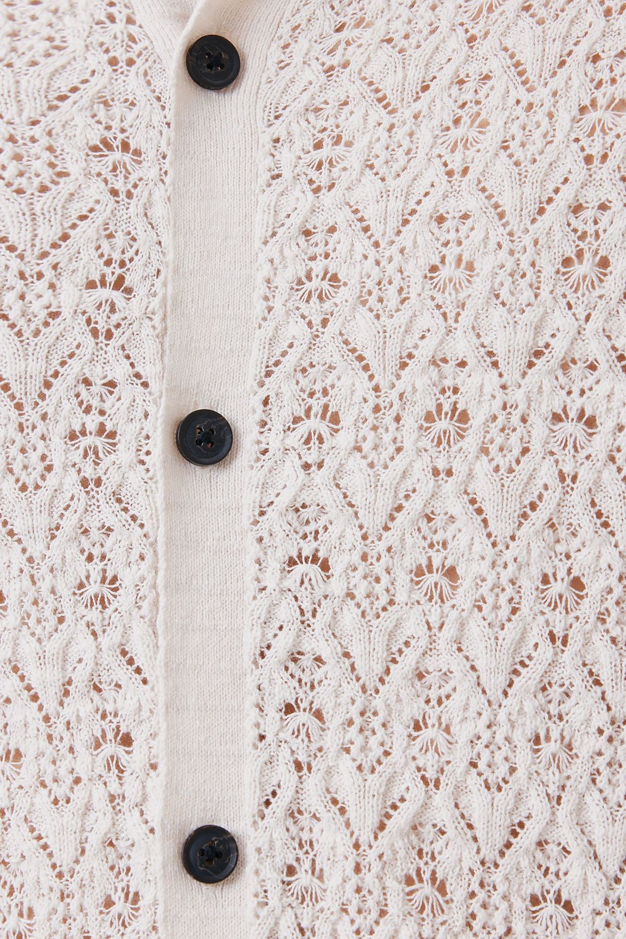 LOIRE SS CARDIGAN ECRU WHITE 6