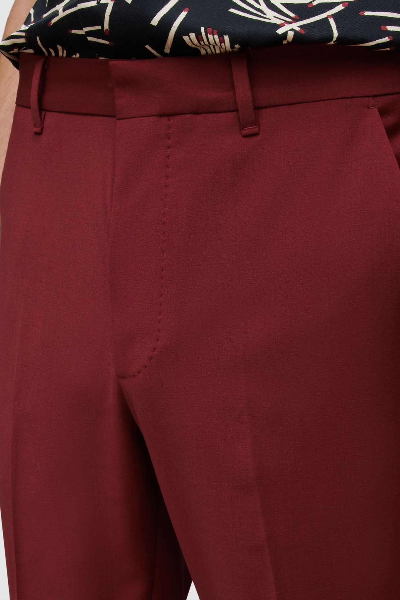 RAIDES TROUSER DULLED RED 8