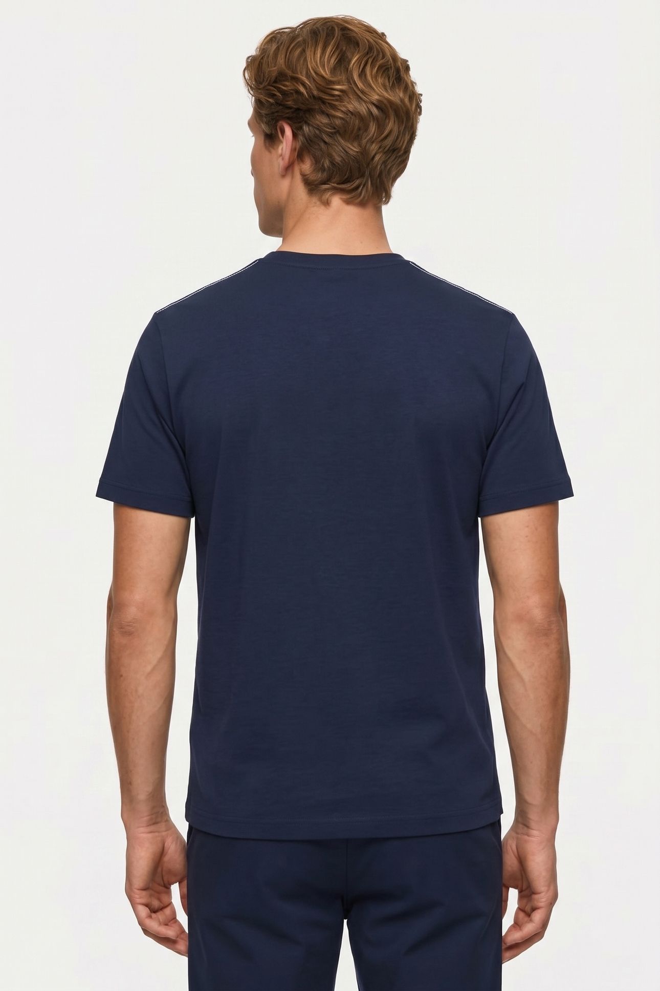 COTTON T-SHIRT OPEN BLUE 2