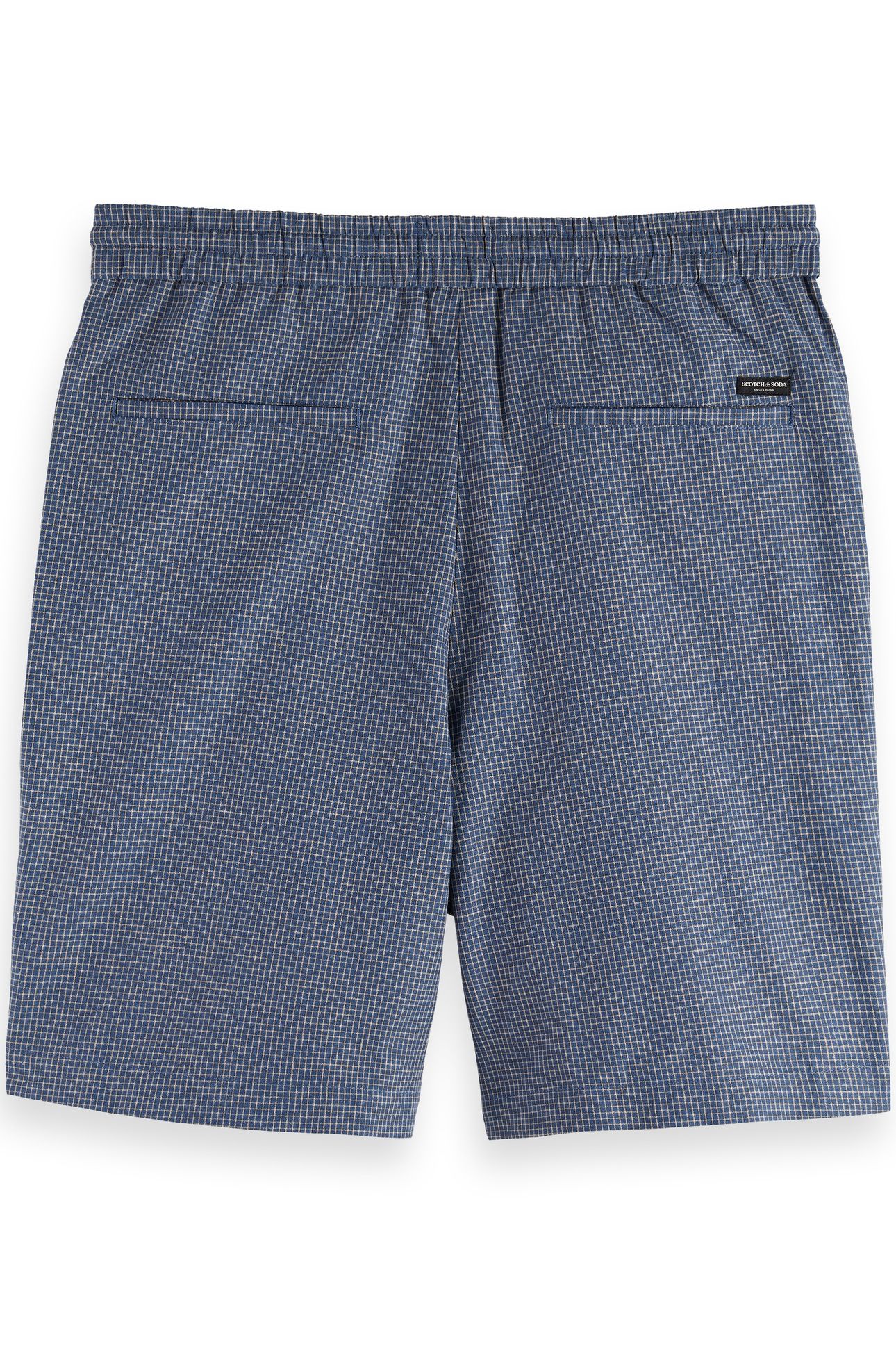 FAVE - RELAXED FIT YARN-DYED COTTON-LINEN BERMUDA SHORT ATLA 6