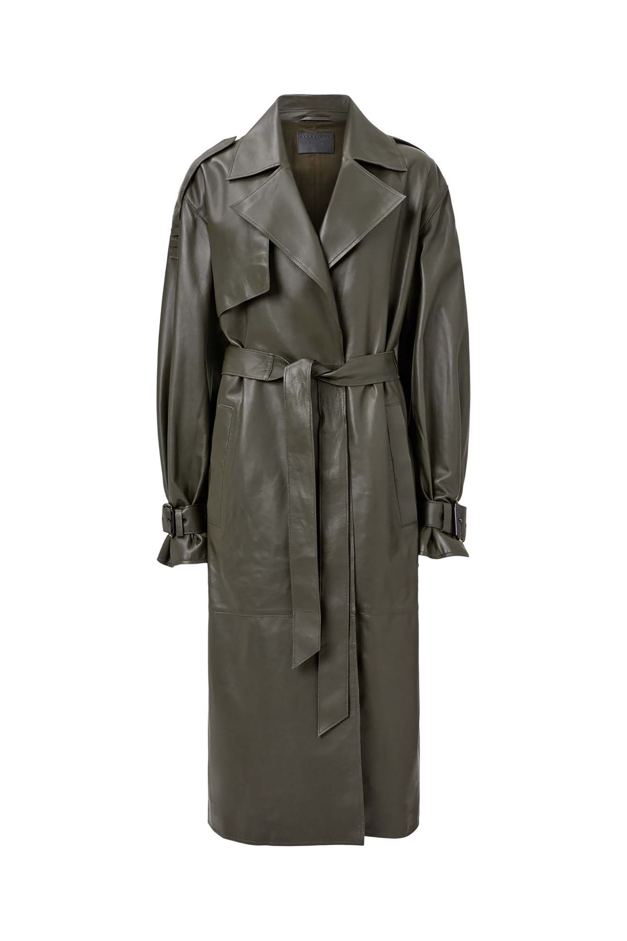 INEZ TRENCH KHAKI GREEN 7