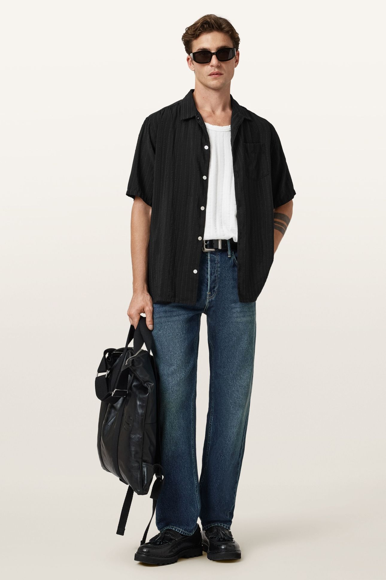 PERRY SS SHIRT BLACK 2