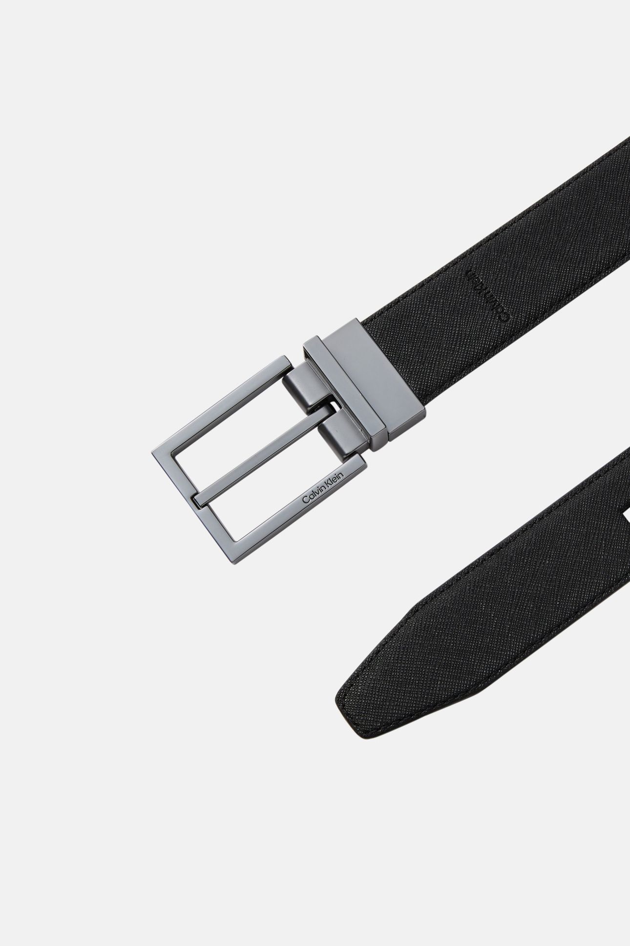 SQUARE BUCKLE 32MM BELT BLACK/DECADENT CHOCOLATE 2