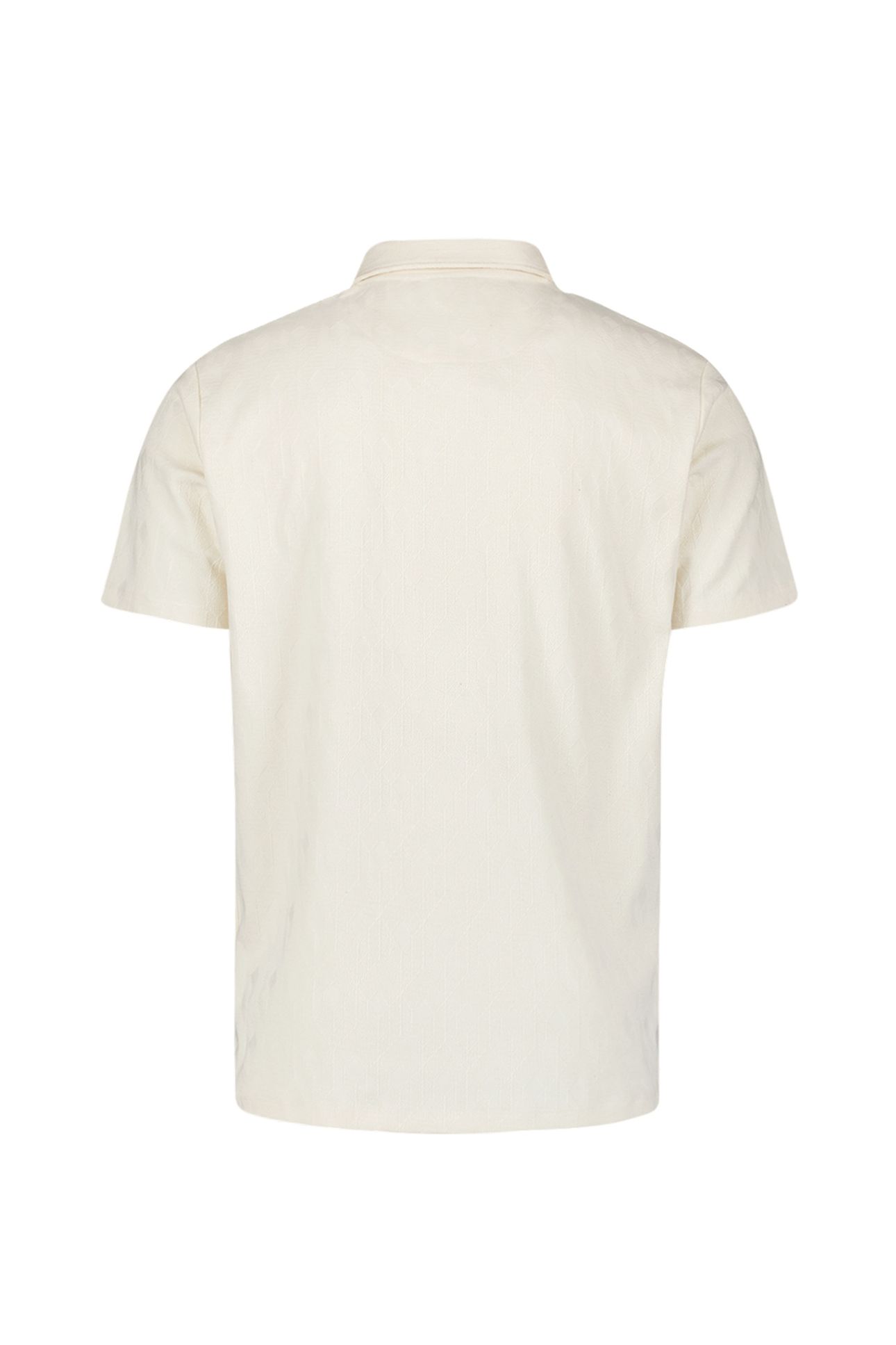 POLO V SOLID TERRY JACQUARD OFFWHITE 6