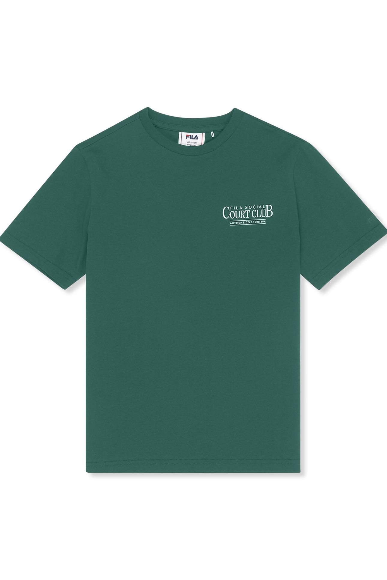 MONTANELLI LOOSE GRAPHIC T-SHIRT POSY GREEN 1