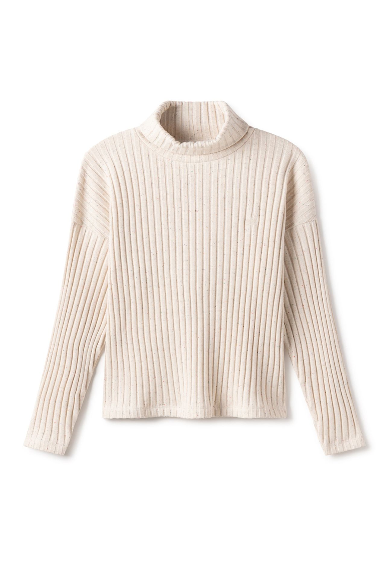 MALAITA SWEATSHIRT NATURAL WITH MULTICOLOUR NEPS 3