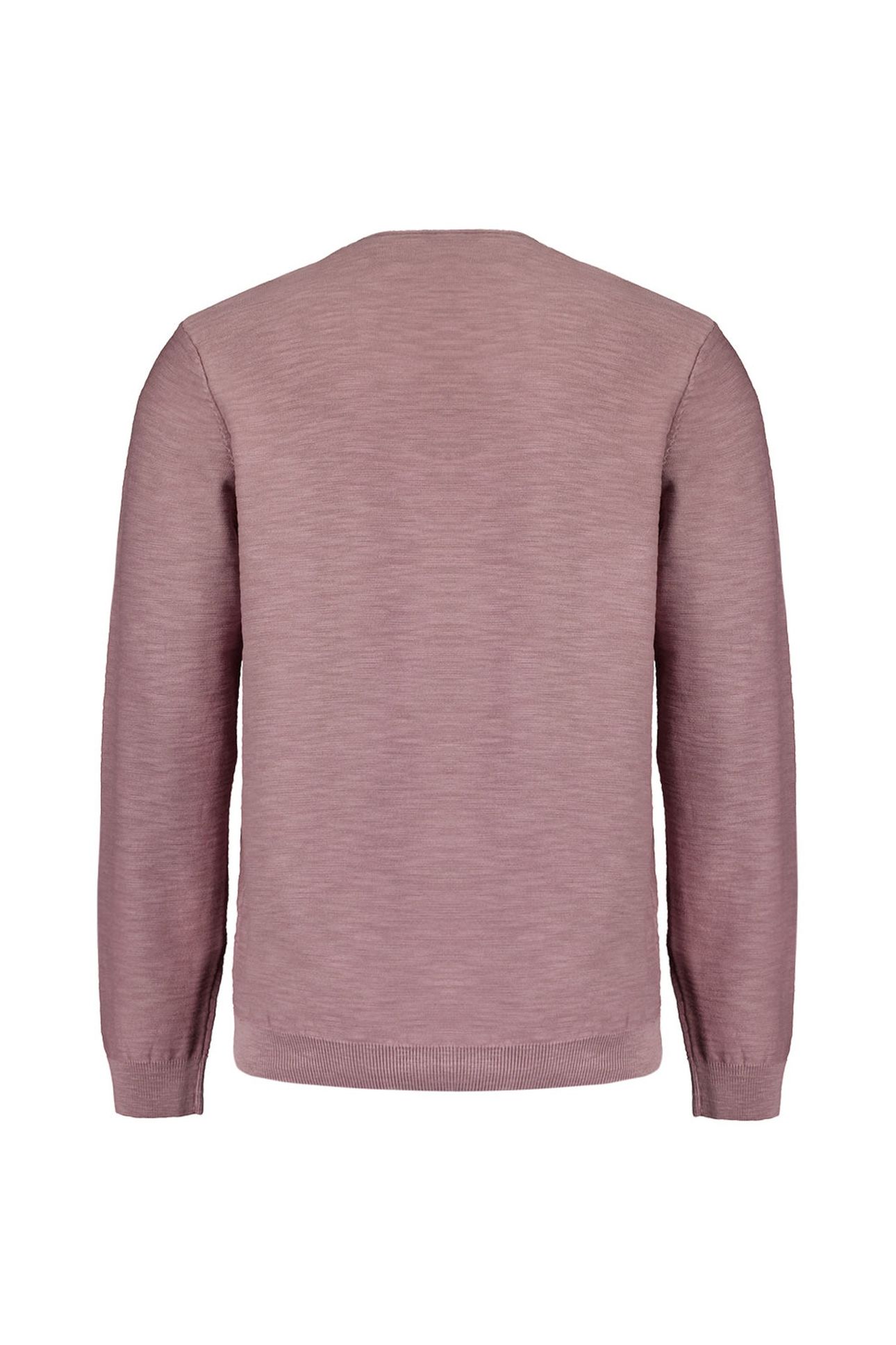 PULLOVER CREWNECK GARMENT DYED + STONE WASHED MAUVE 2