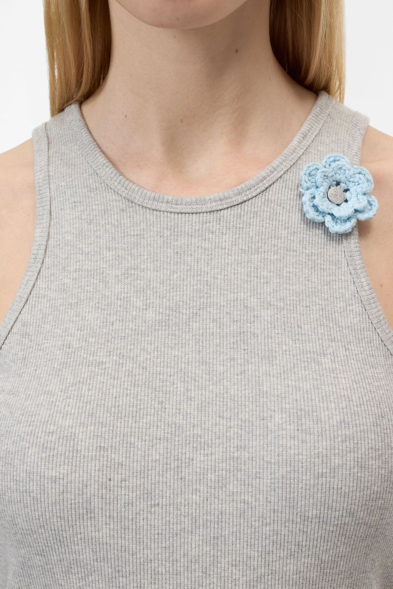 TANK TOP LIGHT GREY MELANGE 7