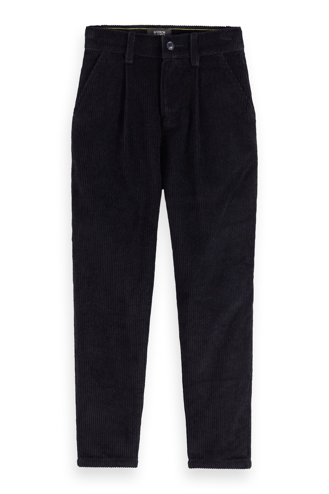 BOY LOOSE-TAPERED CORDUROY PANTS ANTHRACITE 7