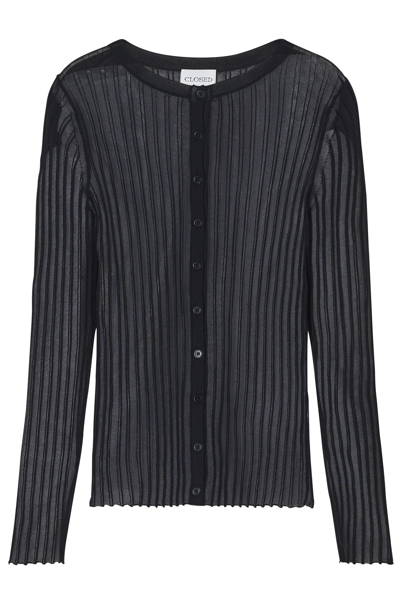 CARDIGAN LONG SLEEVE BLACK 4