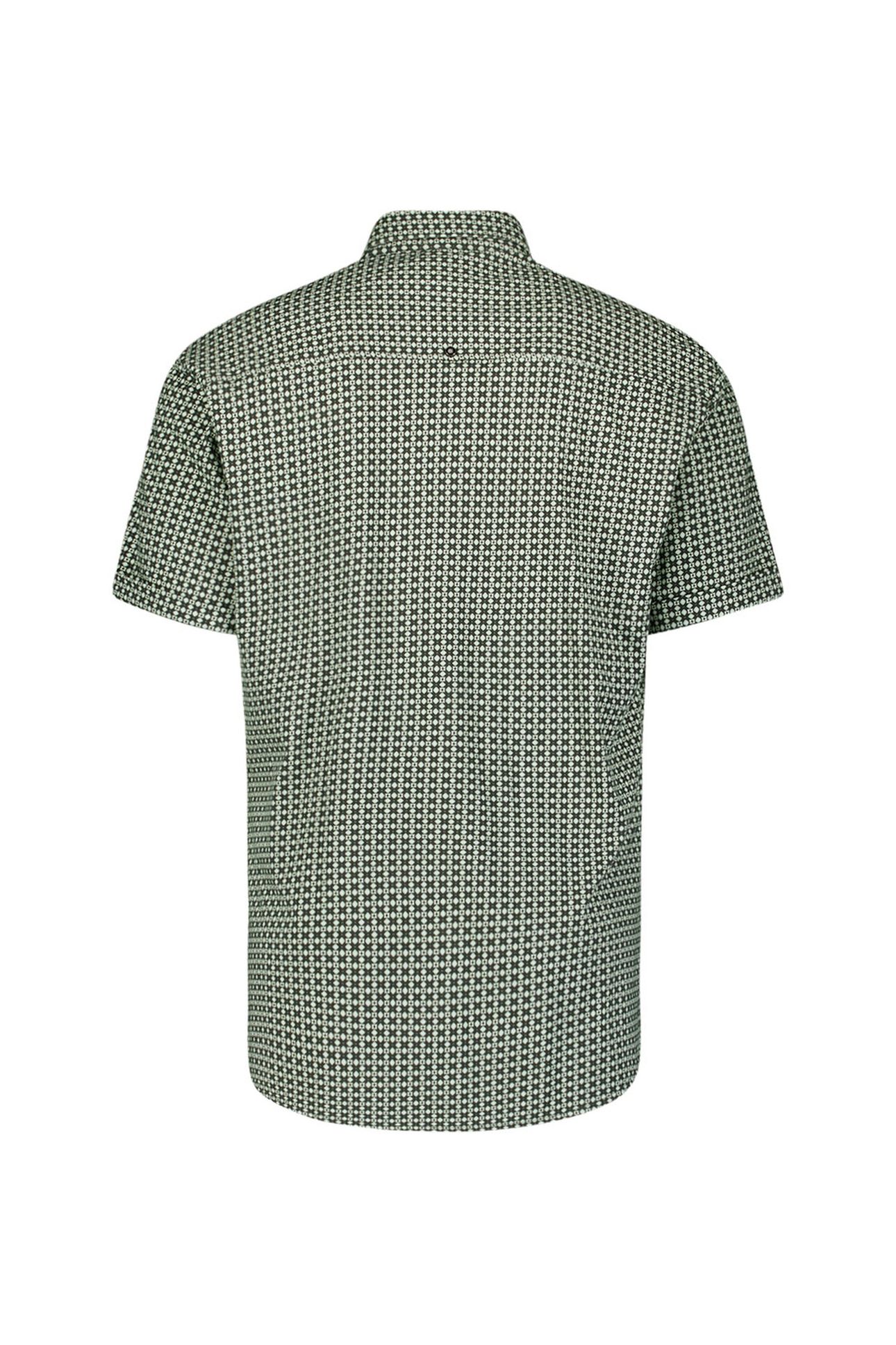 SHIRT SHORT SLEEVE JERSEY ALLOVER PRINTED DARK MOSS 2