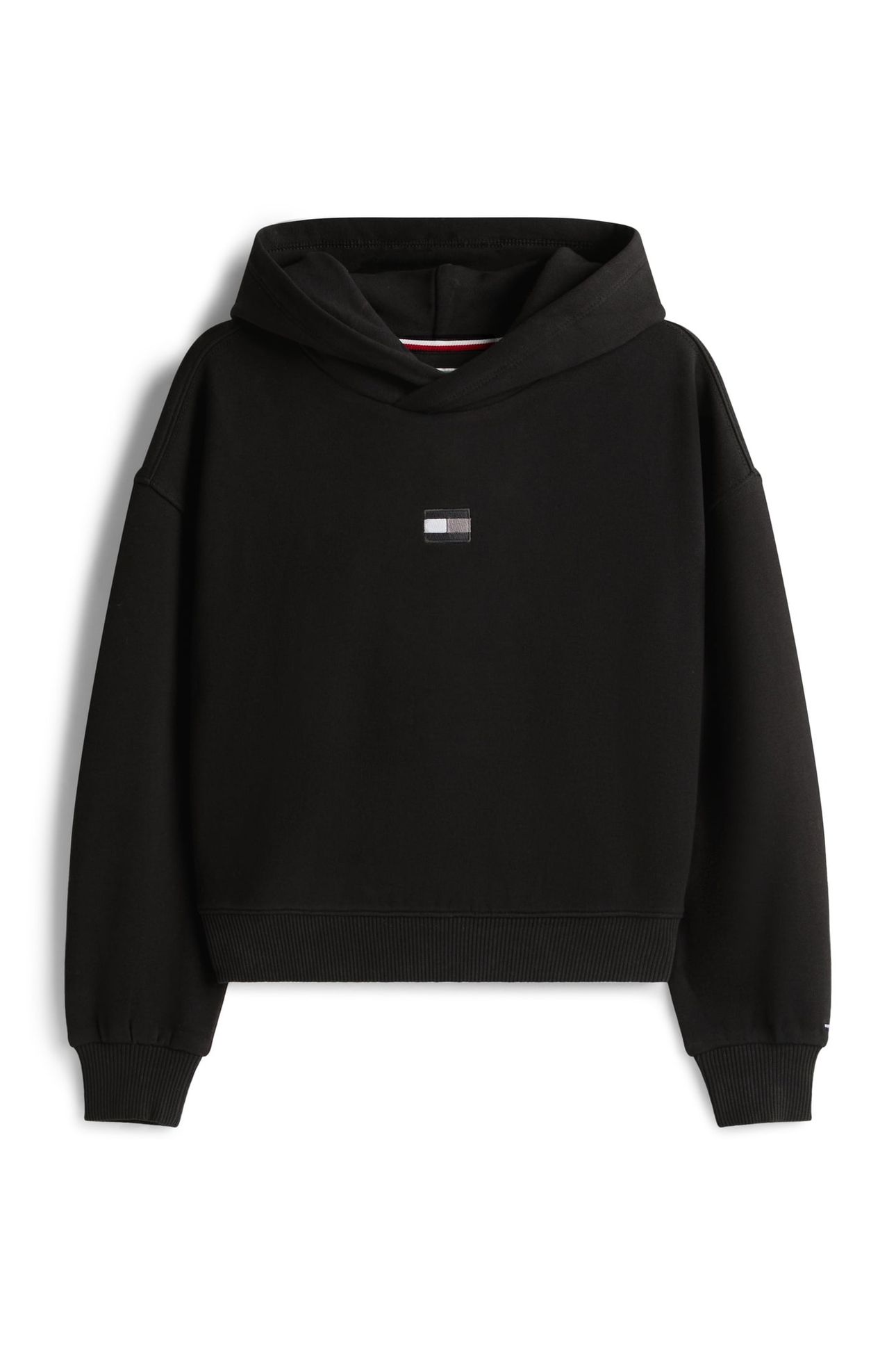 GIRLS TONAL FLAG HOODIE BLACK 4
